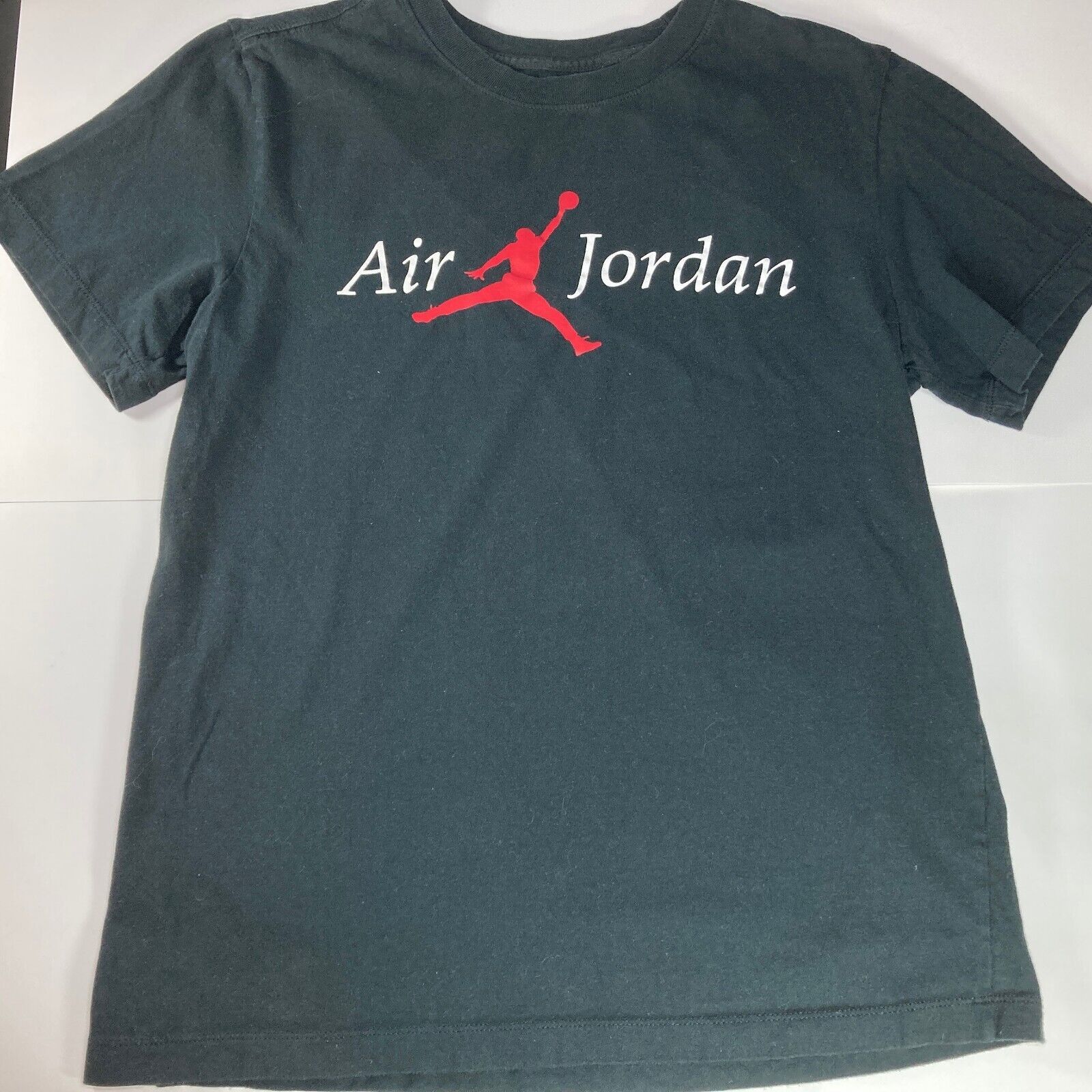 Nike Air Jordan Black T-Shirt, Red Jumpman, Size Small, Vintage Size US S / EU 44-46 / 1 - 1 Thumbnail