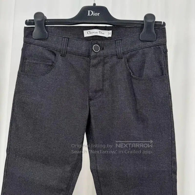 Dior Dior Black Gray Denim Logo Women's Jeans . Size 22" - 3 Thumbnail