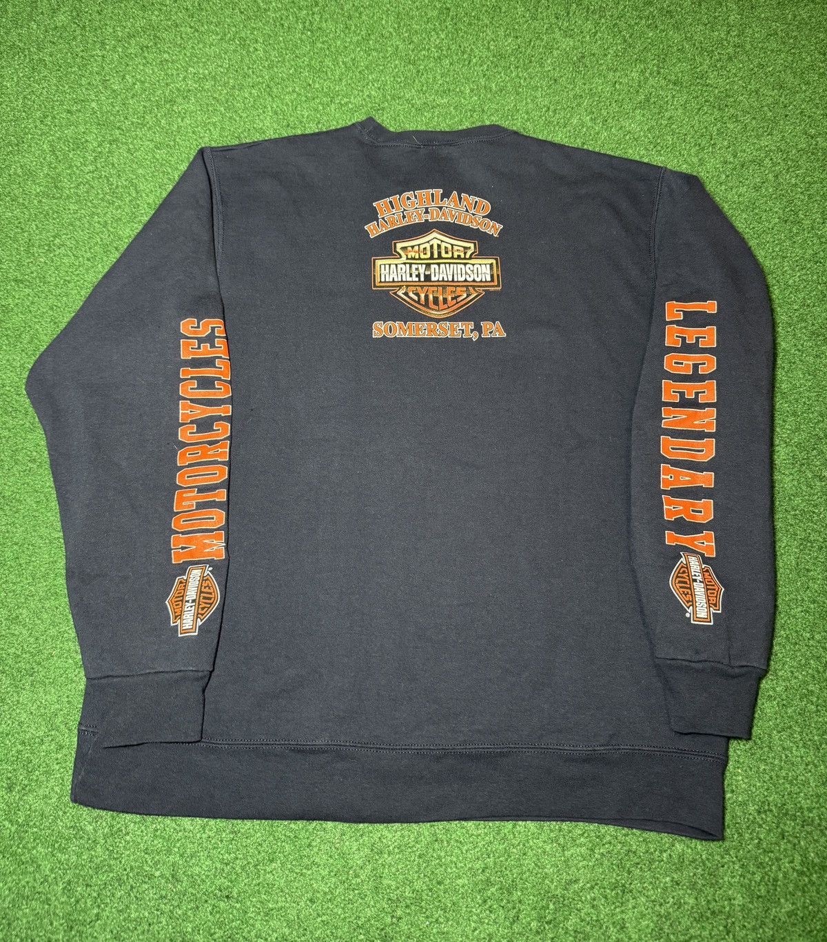 Harley Davidson Harley Davidson Motorcycle Sleeve Hit Biker Sweatshirt L Size US L / EU 52-54 / 3 - 4 Thumbnail