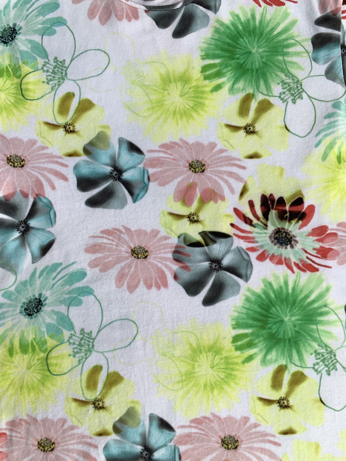 Designer × Nina Ricci Nina Ricci Italy Floral Elastane Tee Size M / US 6-8 / IT 42-44 - 3 Thumbnail