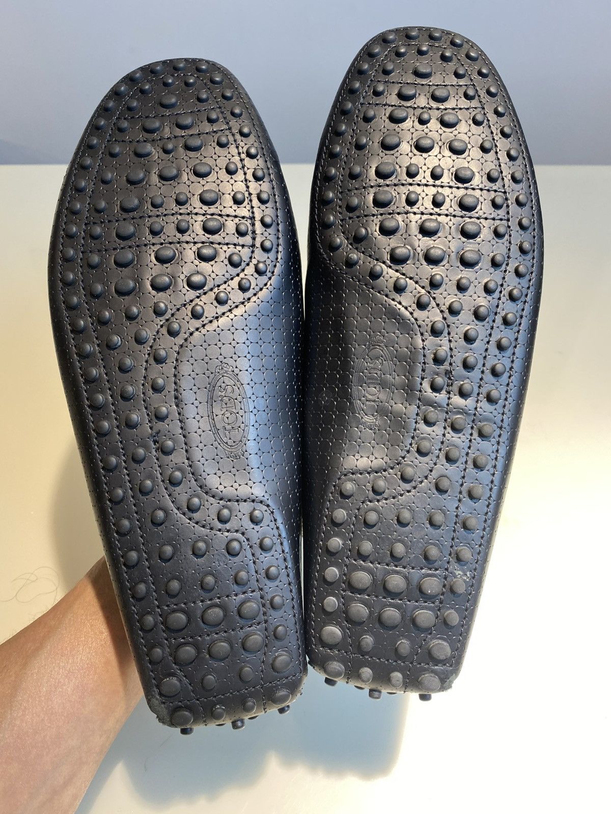 Tod's TODS TEXTURED LEATHER BOW LOAFERS Size US 11 / EU 44 - 11 Thumbnail