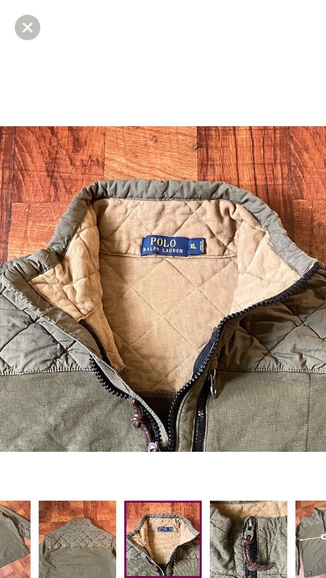 Polo Ralph Lauren Polo Ralph Lauren Vintage Men’s Quilted Quarter Zip XL Size US XL / EU 56 / 4 - 9 Thumbnail