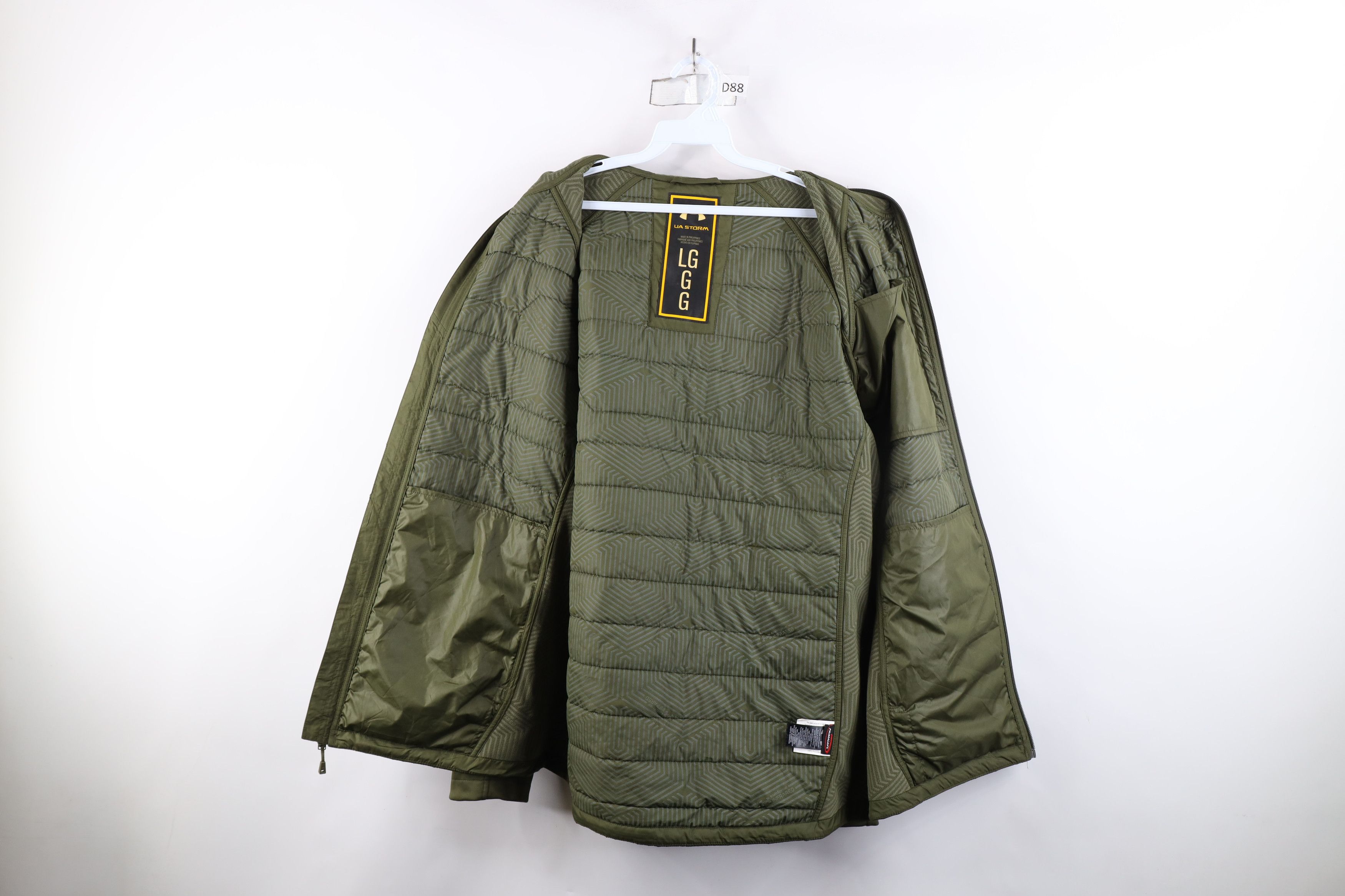 Under Armour × Vintage Under Armour Storm Infrared Cold Gear Hooded Jacket Green Size US L / EU 52-54 / 3 - 10 Thumbnail