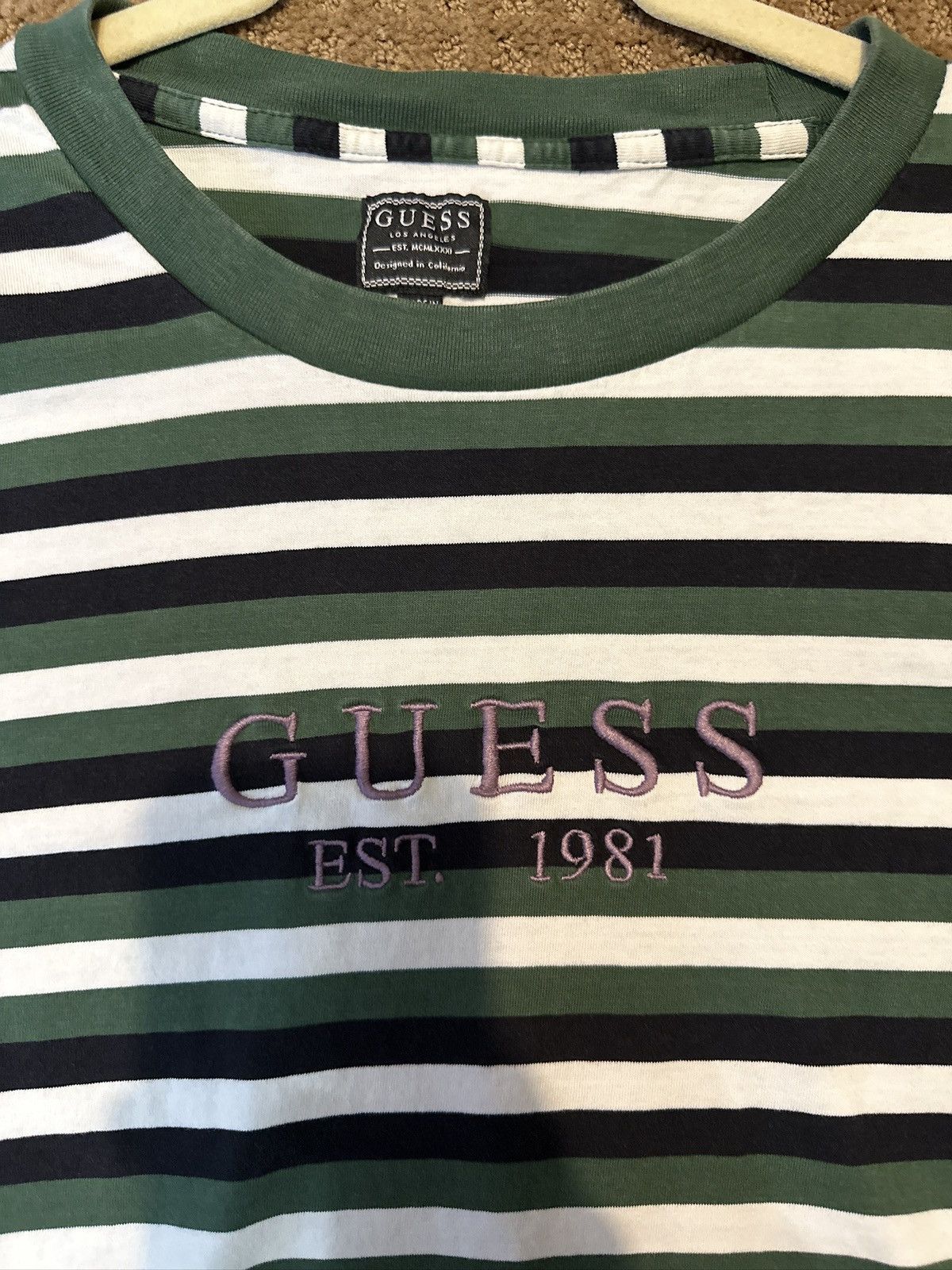 Guess Hires Stripped Shirt Size US L / EU 52-54 / 3 - 3 Thumbnail