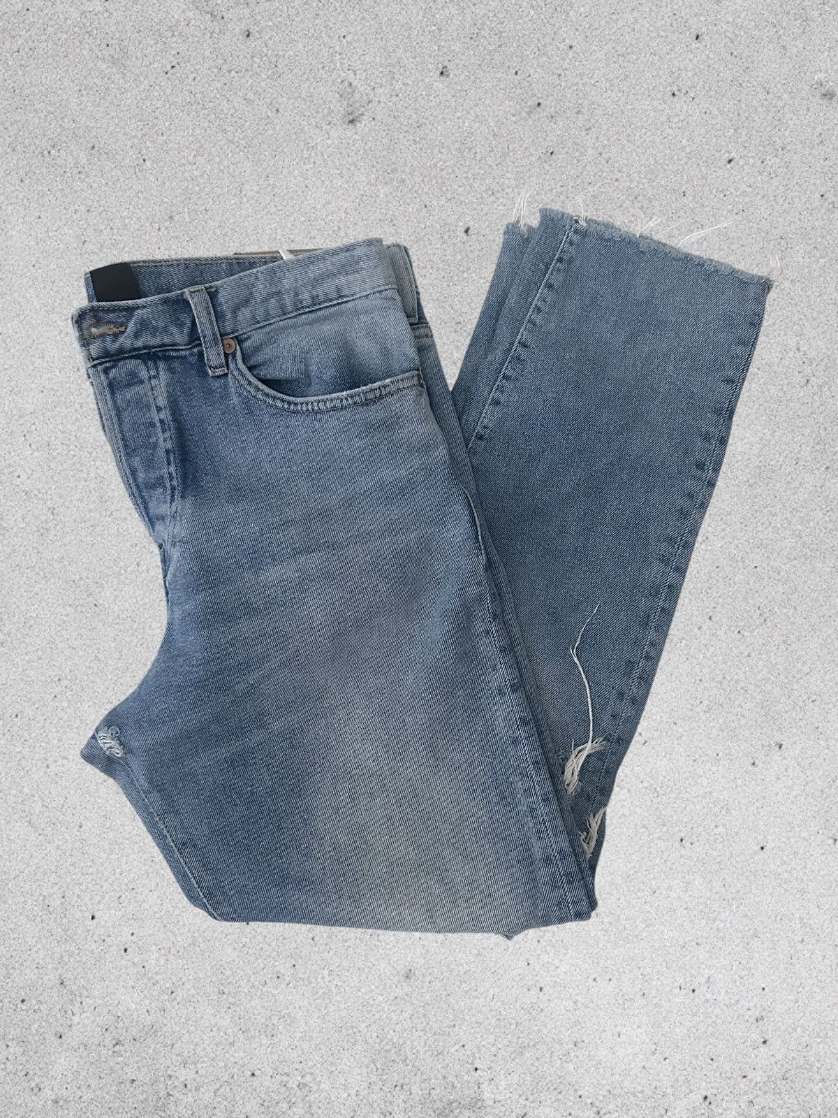 H&M H&M Distressed Relaxed Skinny Jeans Size US 32 / EU 48 - 7 Thumbnail