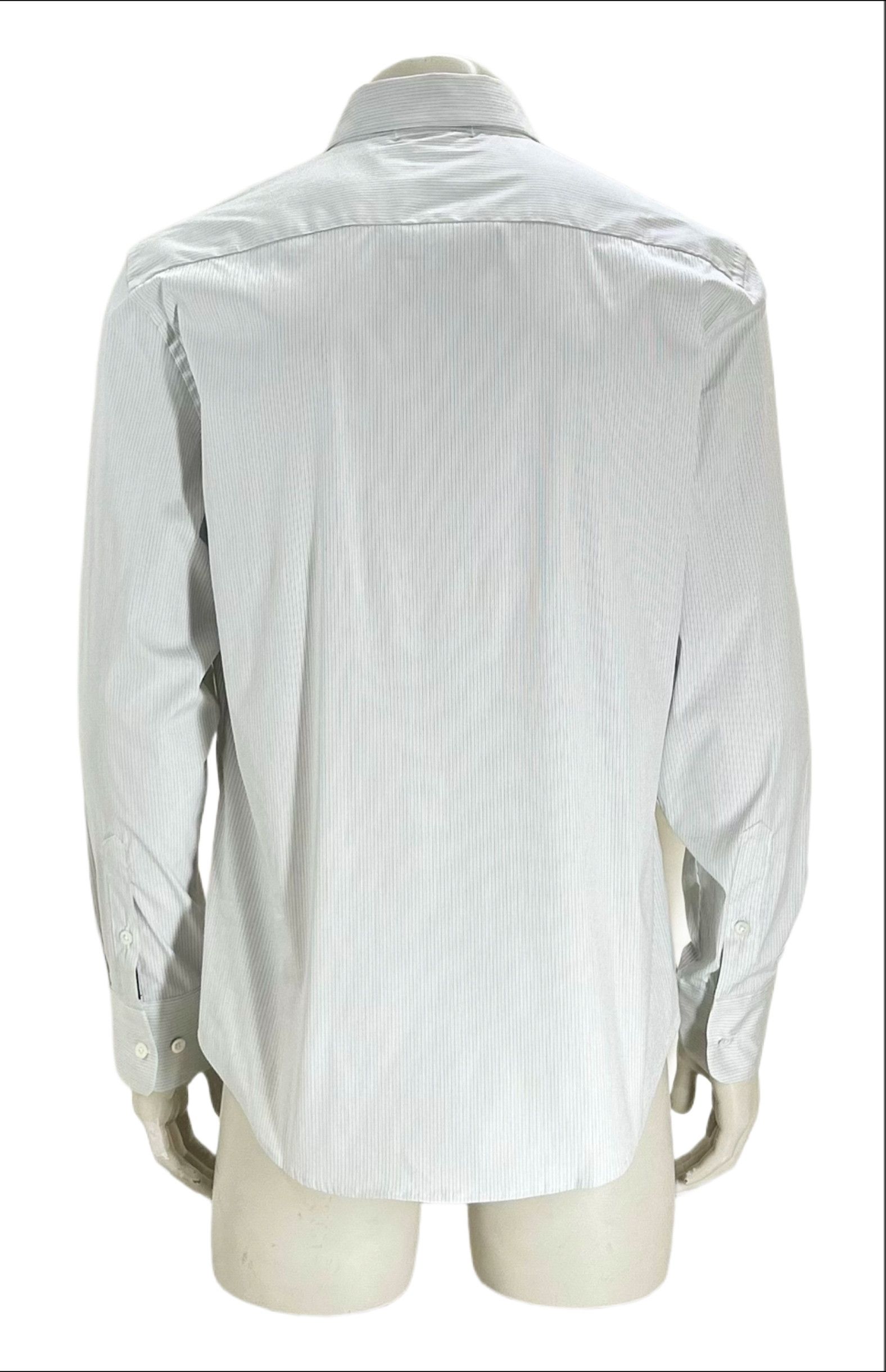 C.P. Company CP Company White Micro Stripe Shirt Size US XXL / EU 58 / 5 - 3 Thumbnail
