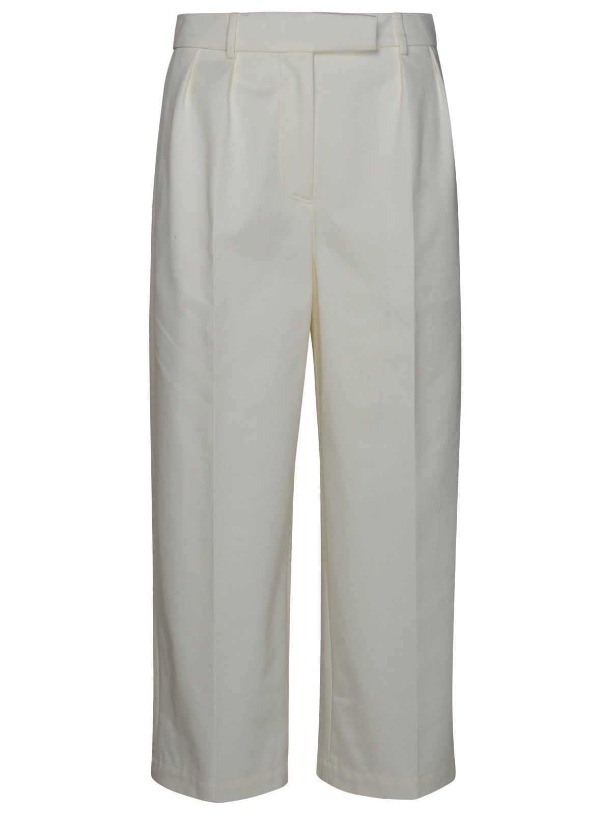 image of Thom Browne White Cotton Pants, Women's (Size 28)