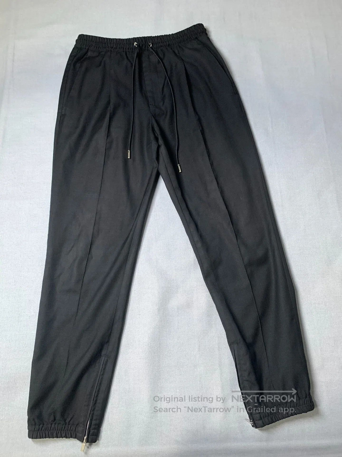 Dior Dior Drawstring Wool Pleated Pants. Size US 30 / EU 46 - 2 Thumbnail