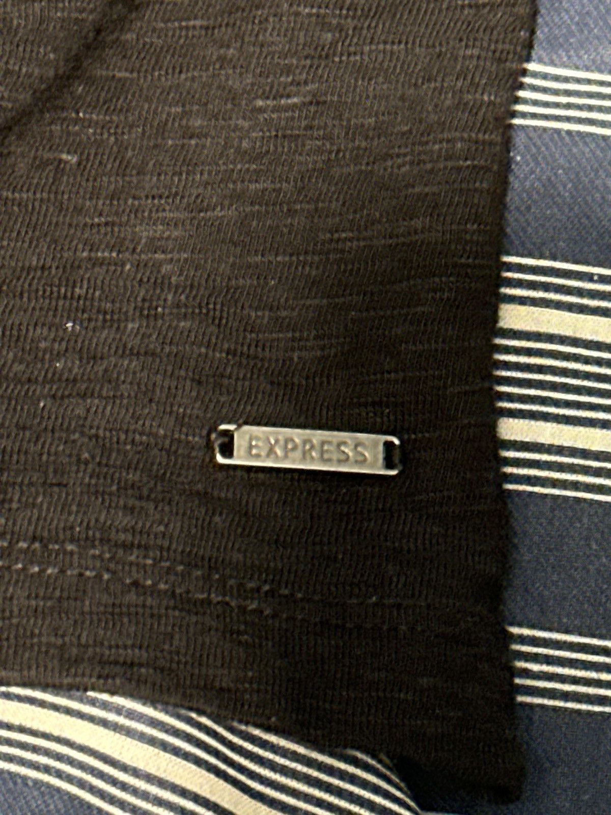 Express Express shirt w leather Size US M / EU 48-50 / 2 - 4 Thumbnail