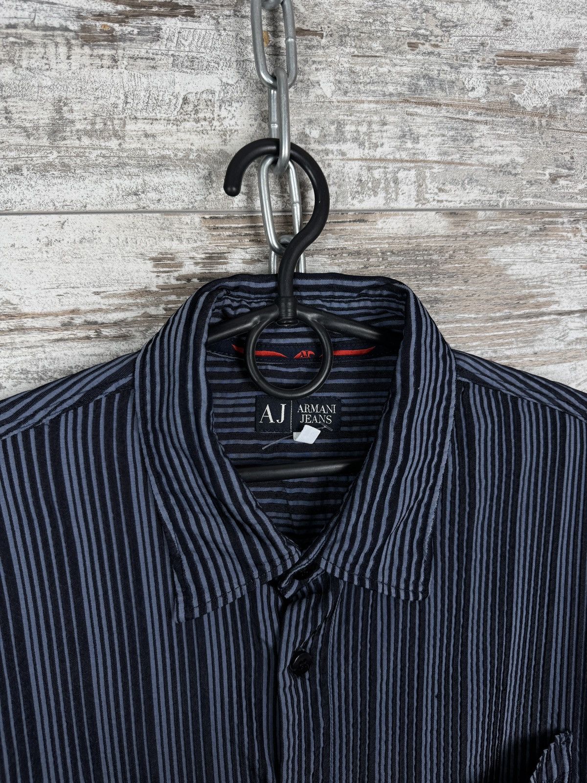 Armani Mens Vintage Armani jeans shirts button up luxury rare Size US XL / EU 56 / 4 - 5 Thumbnail