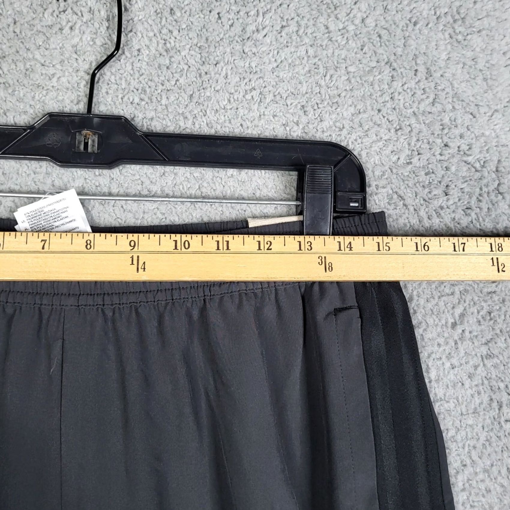 Adidas ADIDAS men's black Football soccer pantalon STANDARD LENGTH pants M NEW Size US 31 - 7 Thumbnail