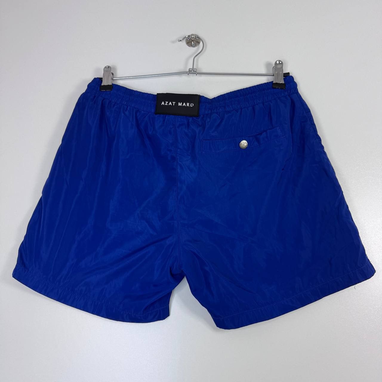 Other Azat Mard Swim Shorts Mens Blue Designer Beach Zip Pockets M Size US 32 / EU 48 - 9 Thumbnail
