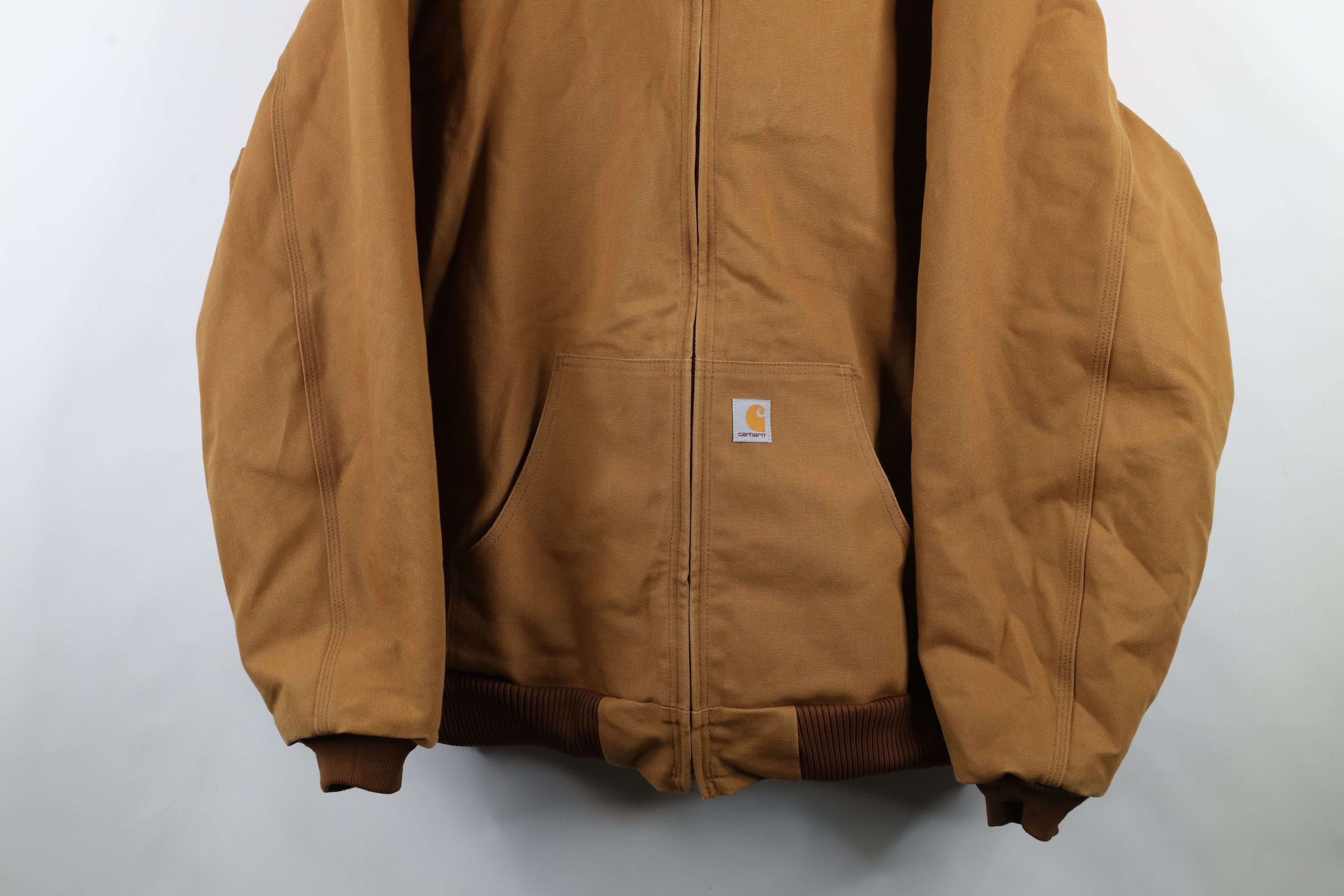 Carhartt Vintage Y2K Carhartt Quilted Hooded Canvas Jacket Duck USA Size US XXL / EU 58 / 5 - 3 Thumbnail