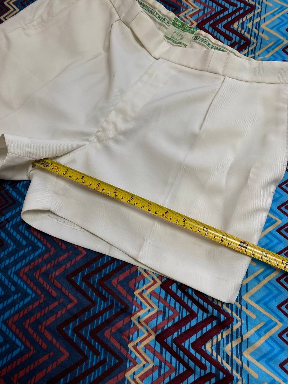 Fred Perry × Vintage Fred Perry Vintage White Tennis Shorts Men's Size US 38 / EU 54 - 8 Thumbnail