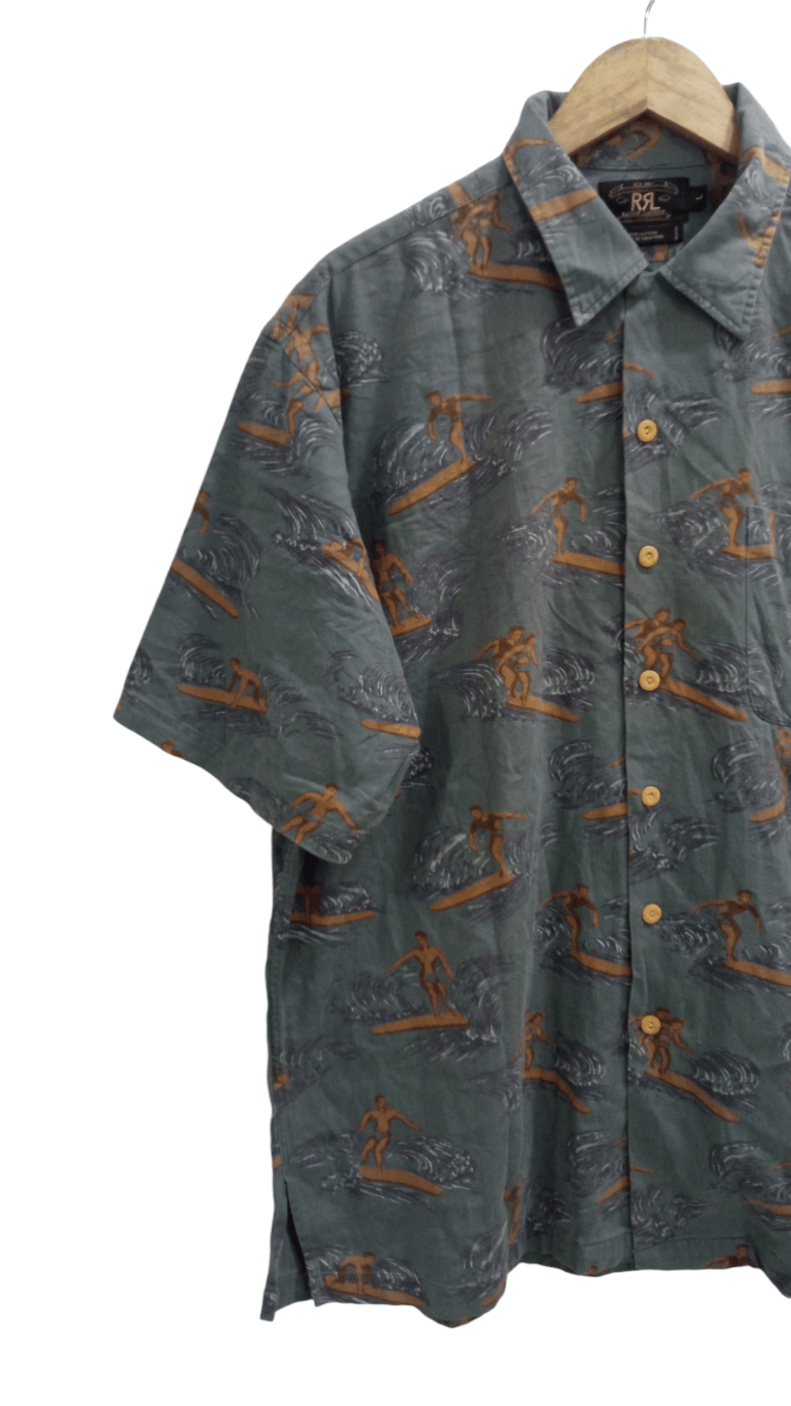 RRL Ralph Lauren × Ralph Lauren 🔥🔥RRL Ralph Lauren Full Print Hawaii Motif Shirt Size US L / EU 52-54 / 3 - 2 Thumbnail