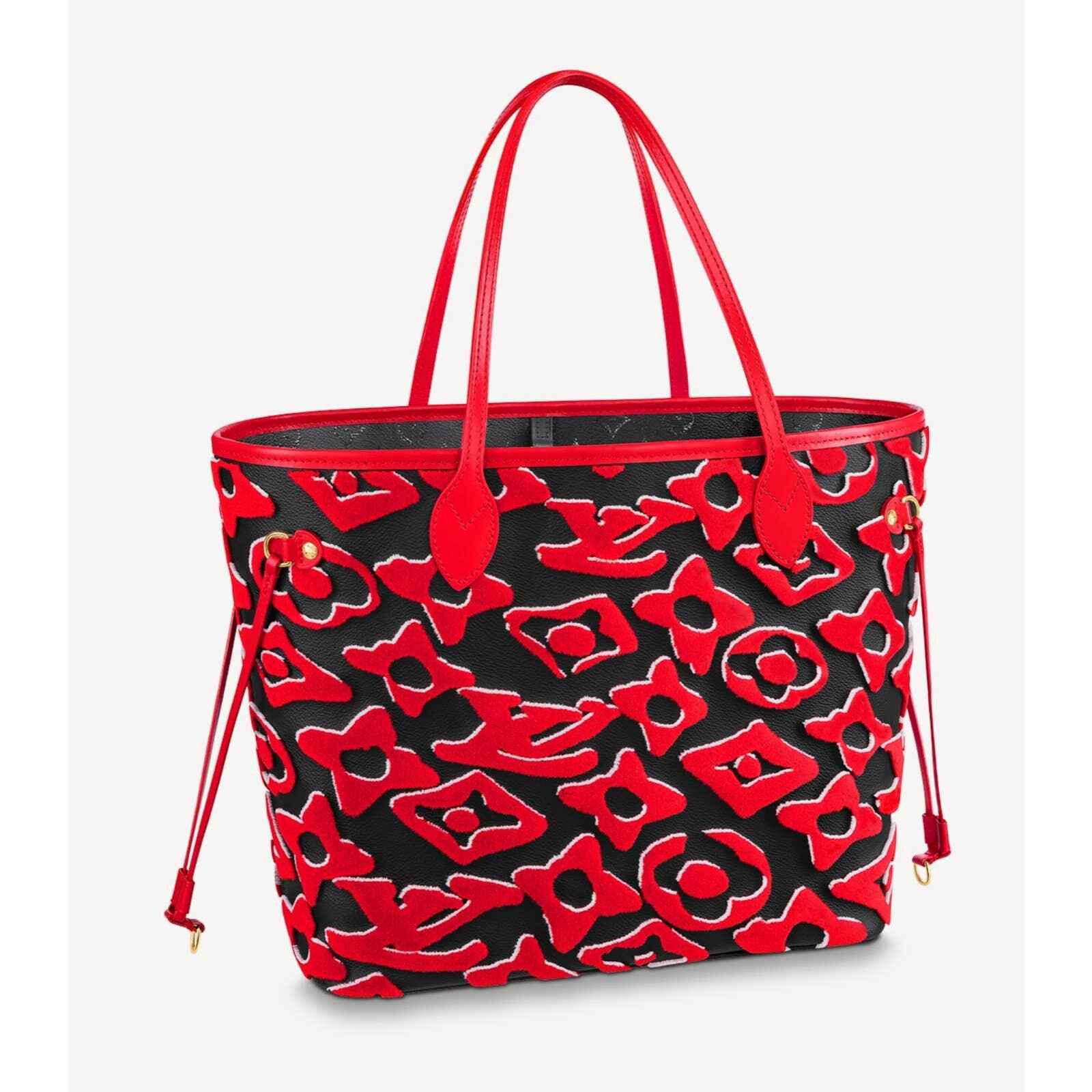 Louis Vuitton Louis Vuitton Fischer Black Red Handle Shoulder Bag Size ONE SIZE - 3 Thumbnail