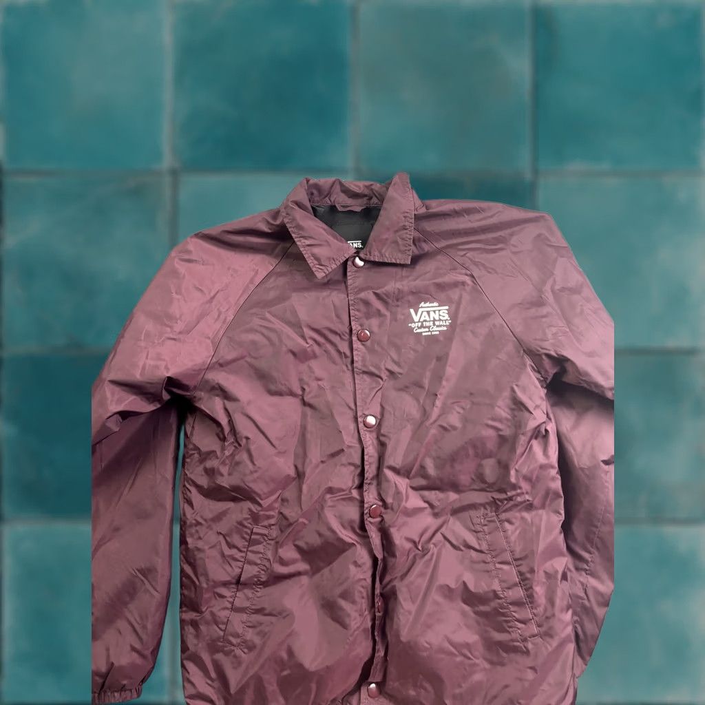 Vans Vans Jacket Mens Small Red Windbreaker Snap Front Lined Pockets Skateboarding Casual Fall Size US S / EU 44-46 / 1 - 1 Thumbnail