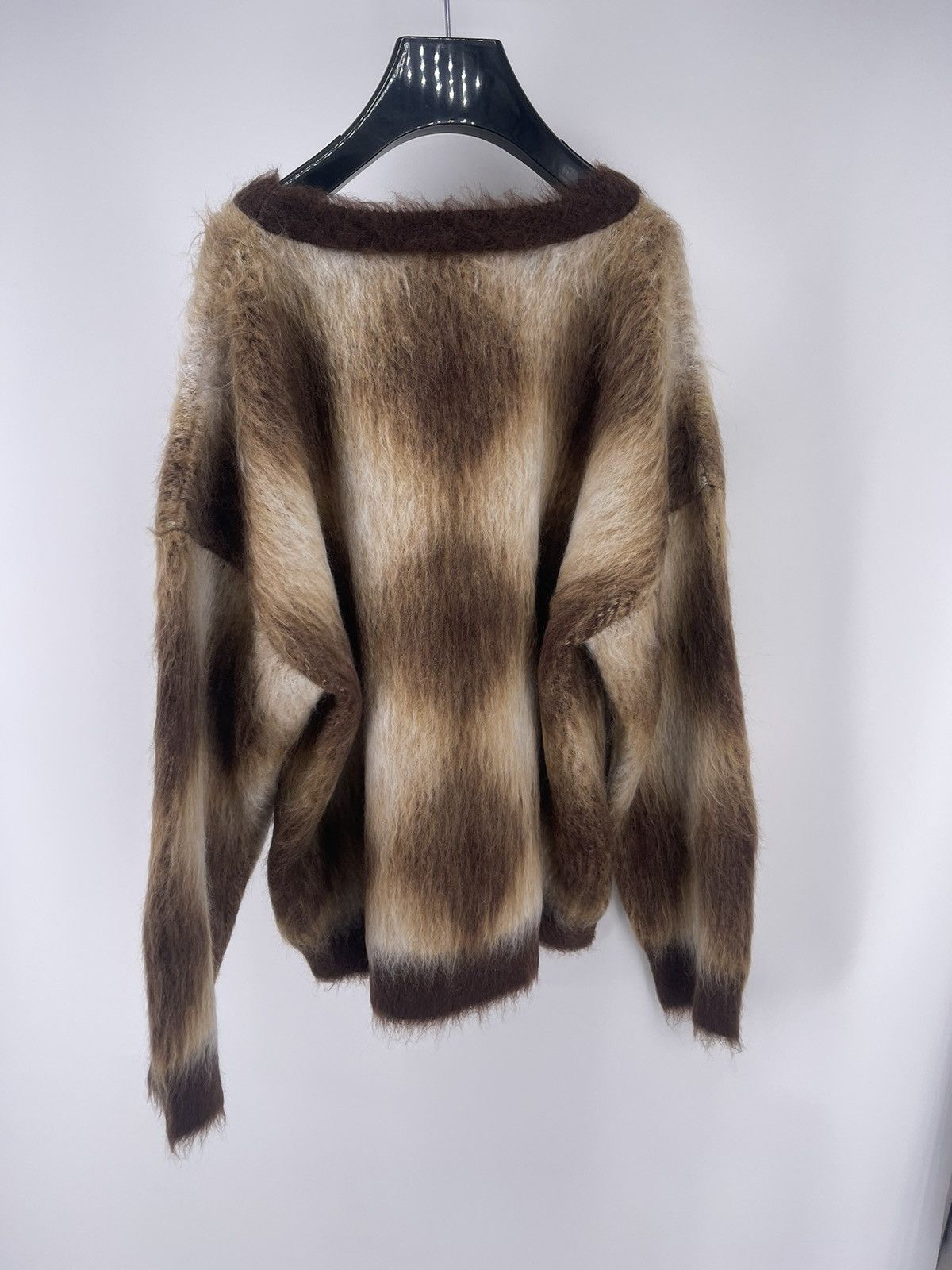 Celine Celine Argyle Mohair Jumper Size US XXL / EU 58 / 5 - 4 Thumbnail