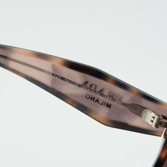 Prada Prada PR24ZS 23A0A6 Sunglasses Muave Havana Square Frame Size ONE SIZE - 6 Thumbnail