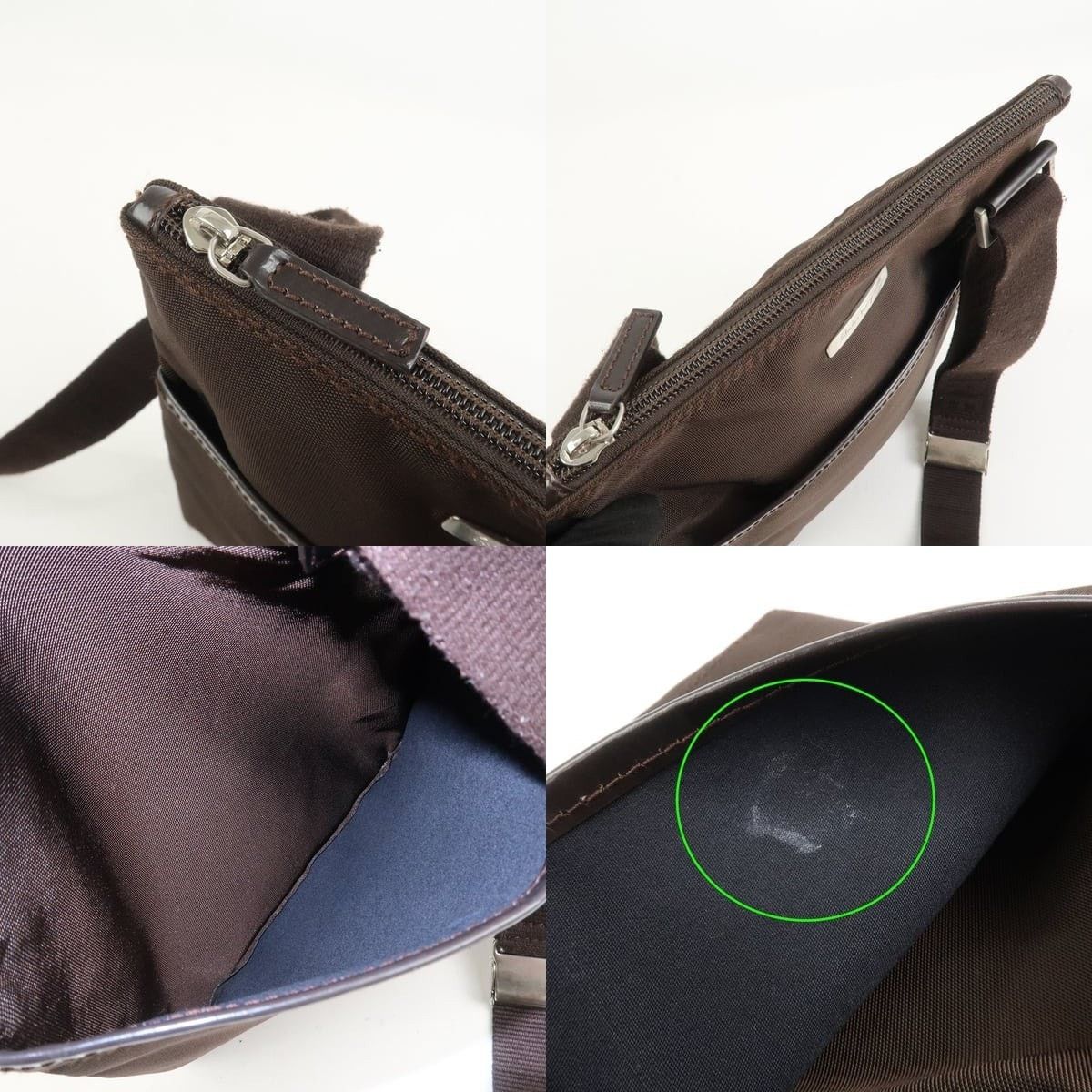 Salvatore Ferragamo Ferragamo Nylon Crossbody Bag Brown Size ONE SIZE - 7 Thumbnail