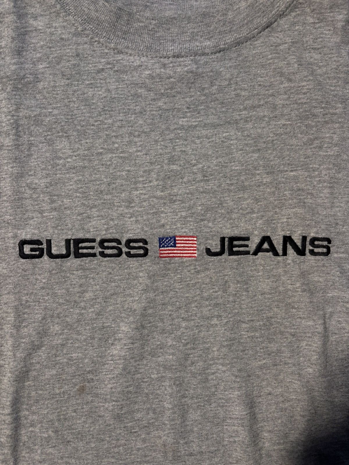 Guess Vtg Guess Jeans Embroidered Spellout USA Flag Mini Logo 90’s Size US L / EU 52-54 / 3 - 2 Thumbnail