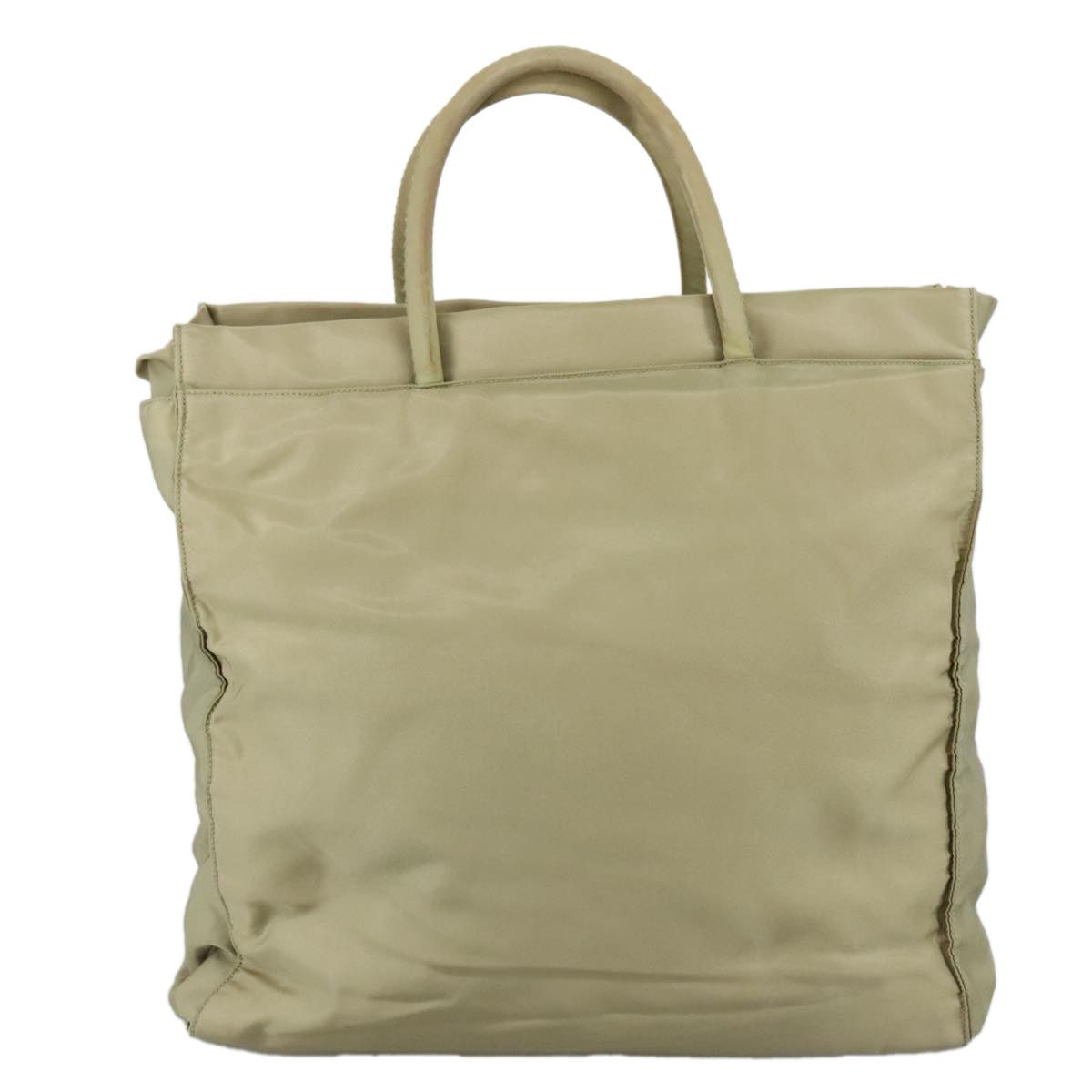 Prada PRADA Tote Bag Nylon Beige Silver Size ONE SIZE - 2 Thumbnail