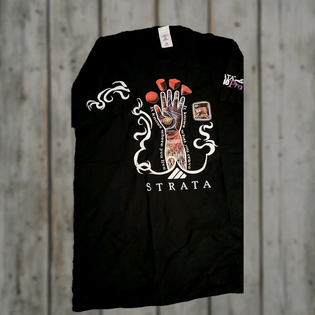 Vintage VINTAGE Strata Studio Pro 2.0 T-Shirt Graphic Print 90s Computer Software Black XL Men Size US XL / EU 56 / 4 - 1 Thumbnail
