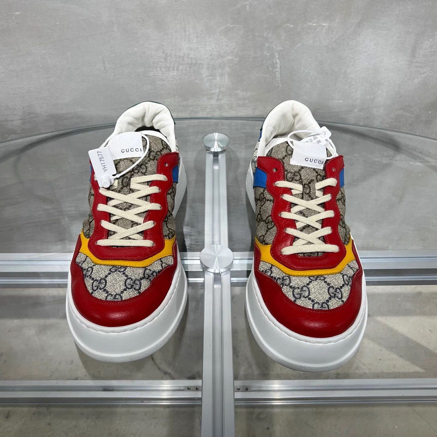 Gucci Gucci Double G Red Brown Rhyton UK10 Size US 11 / EU 44 - 1 Thumbnail