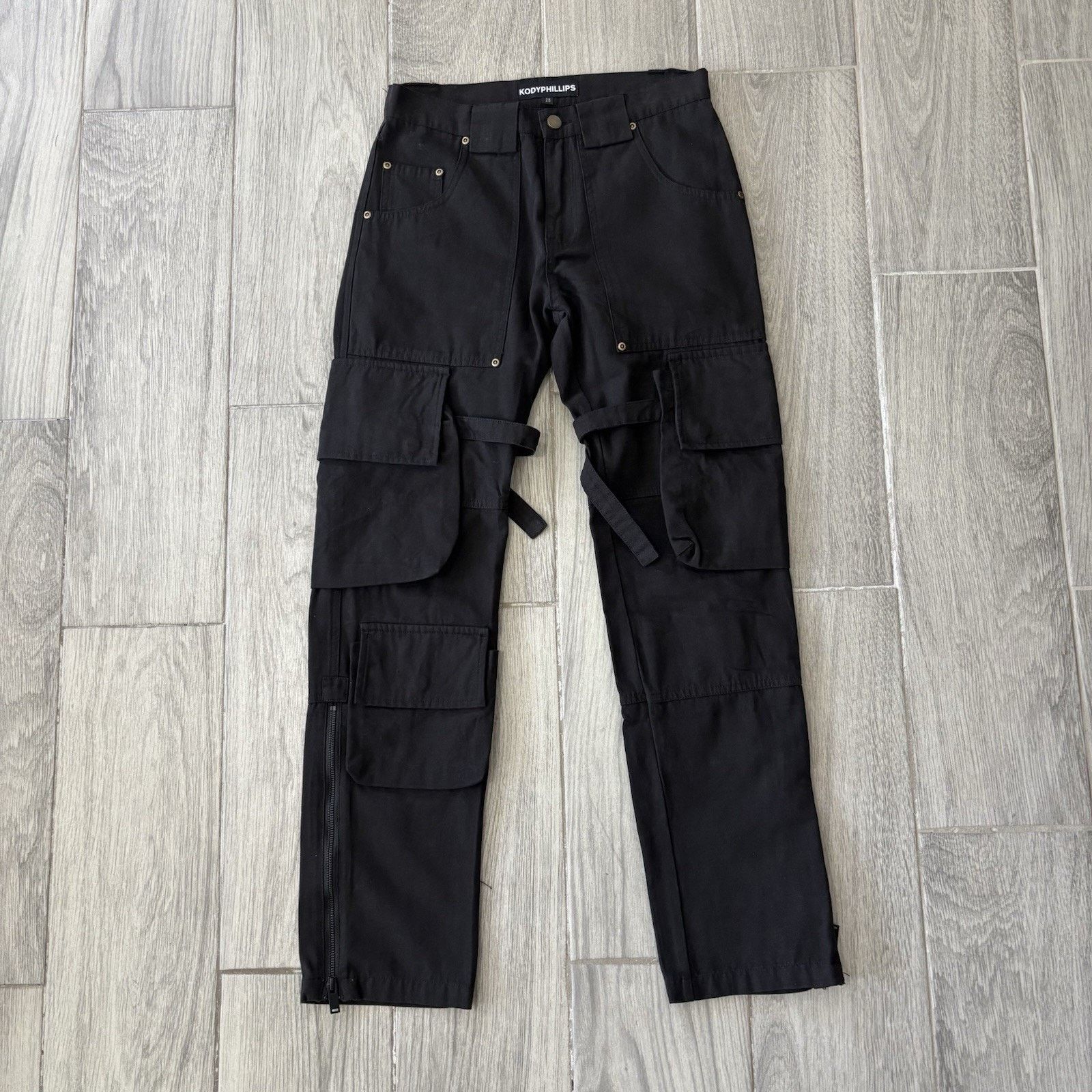 Kody Phillips Kody Phillips Cargo Pants Mr Poopy Snap Button Utility 28x29 Size US 28 / EU 44 - 1 Thumbnail