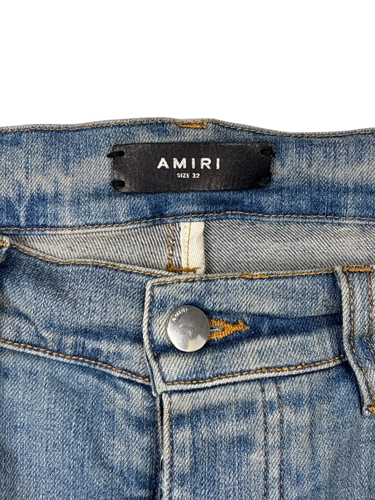 Amiri Amiri Shotgun Ripped Skinny Jeans Size US 32 / EU 48 - 4 Thumbnail