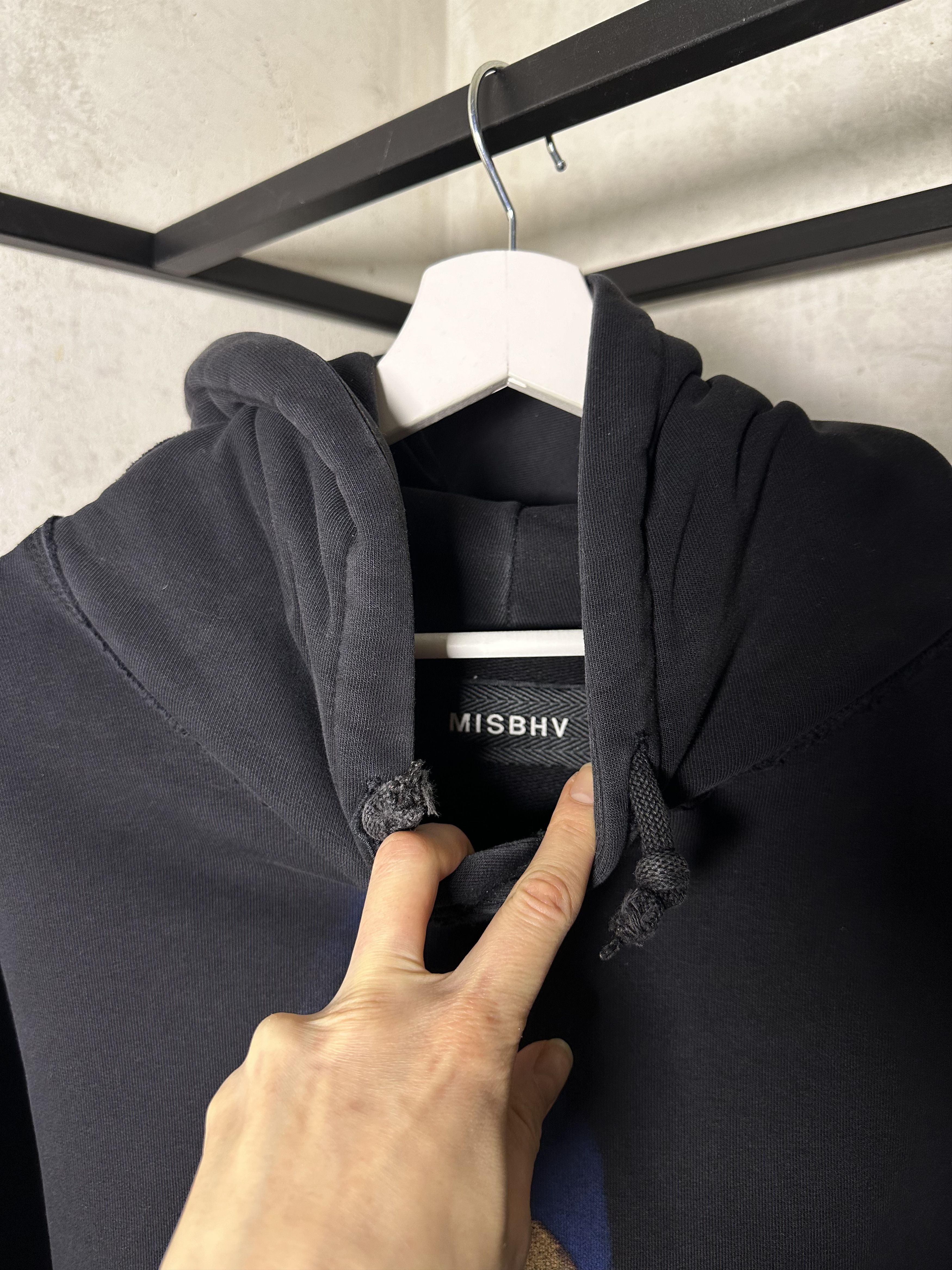 Misbhv Misbhv Flame Hoodie in Graphite Black Size US XL / EU 56 / 4 - 8 Thumbnail