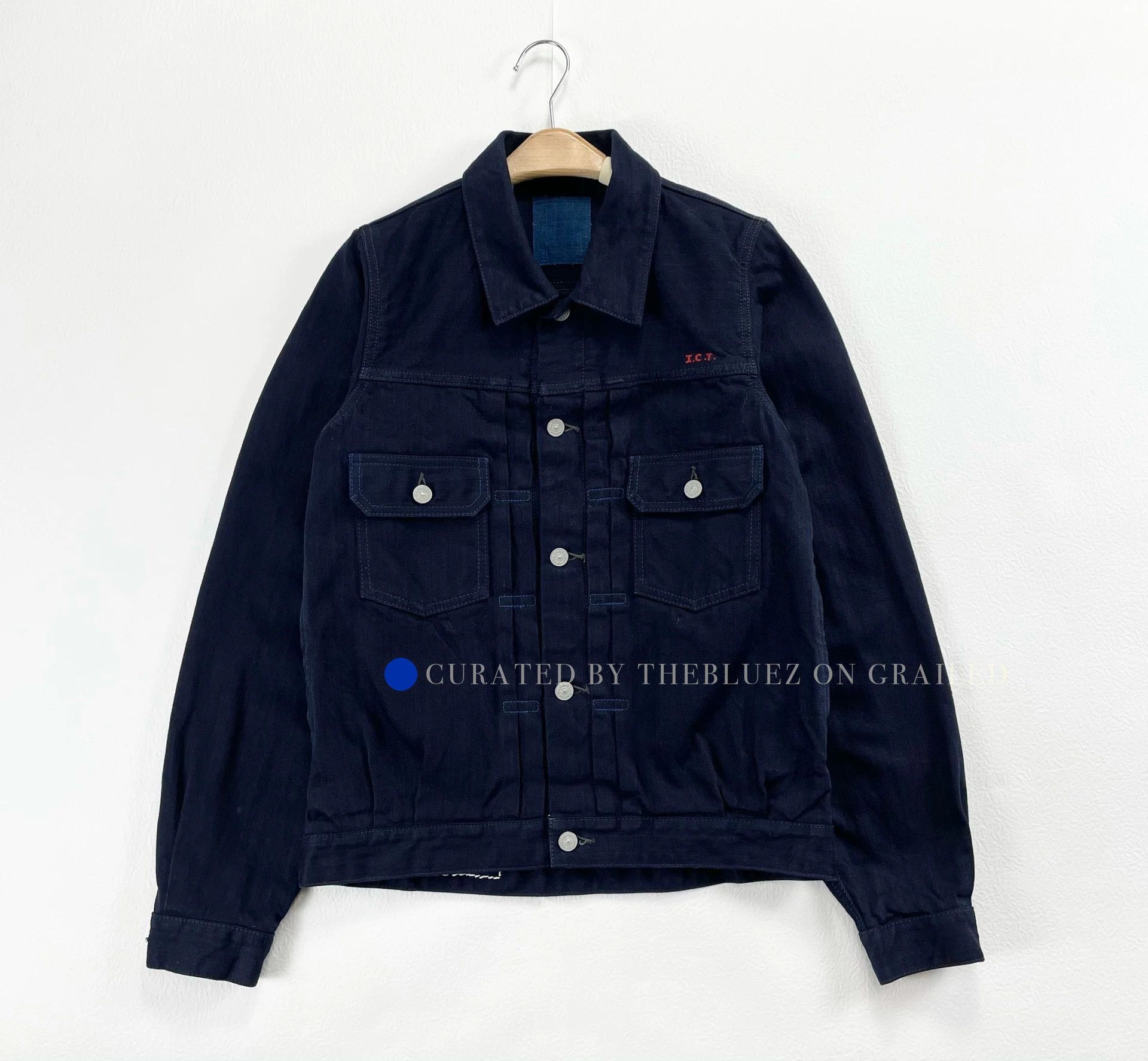 Visvim Natural Dyed Denim Jacket - Size S Size US S / EU 44-46 / 1 - 1 Thumbnail