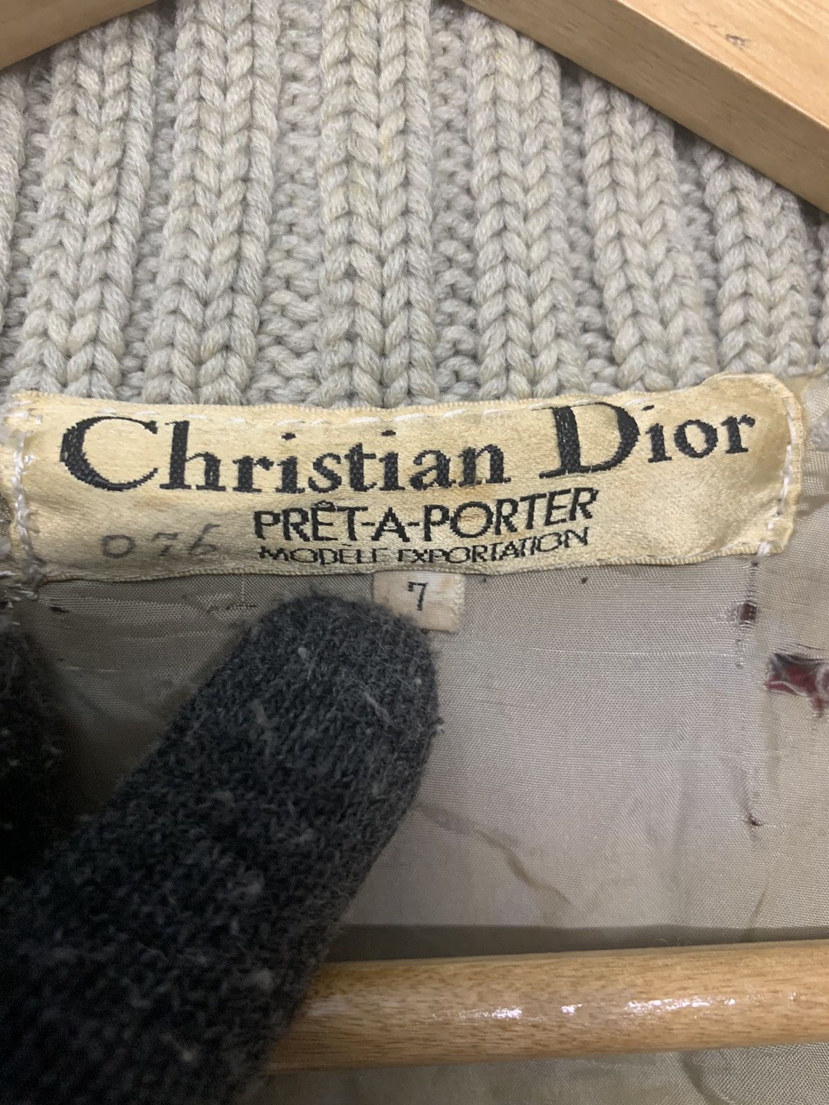 Christian Dior Monsieur × Vintage Rare Vintage Christian Dior Pret-A-Porter Wool Long Jacket Size M / US 6-8 / IT 42-44 - 7 Thumbnail