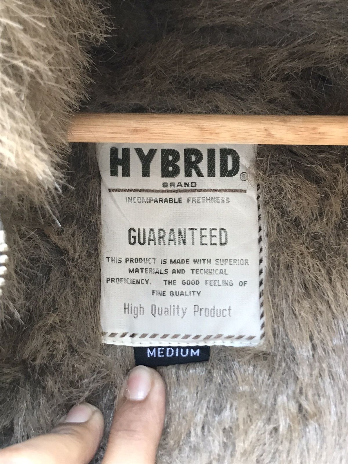 Japanese Brand ⚡️Vintage Hybrid Native Southwestern Faux Fur Hoodies Size US M / EU 48-50 / 2 - 6 Thumbnail