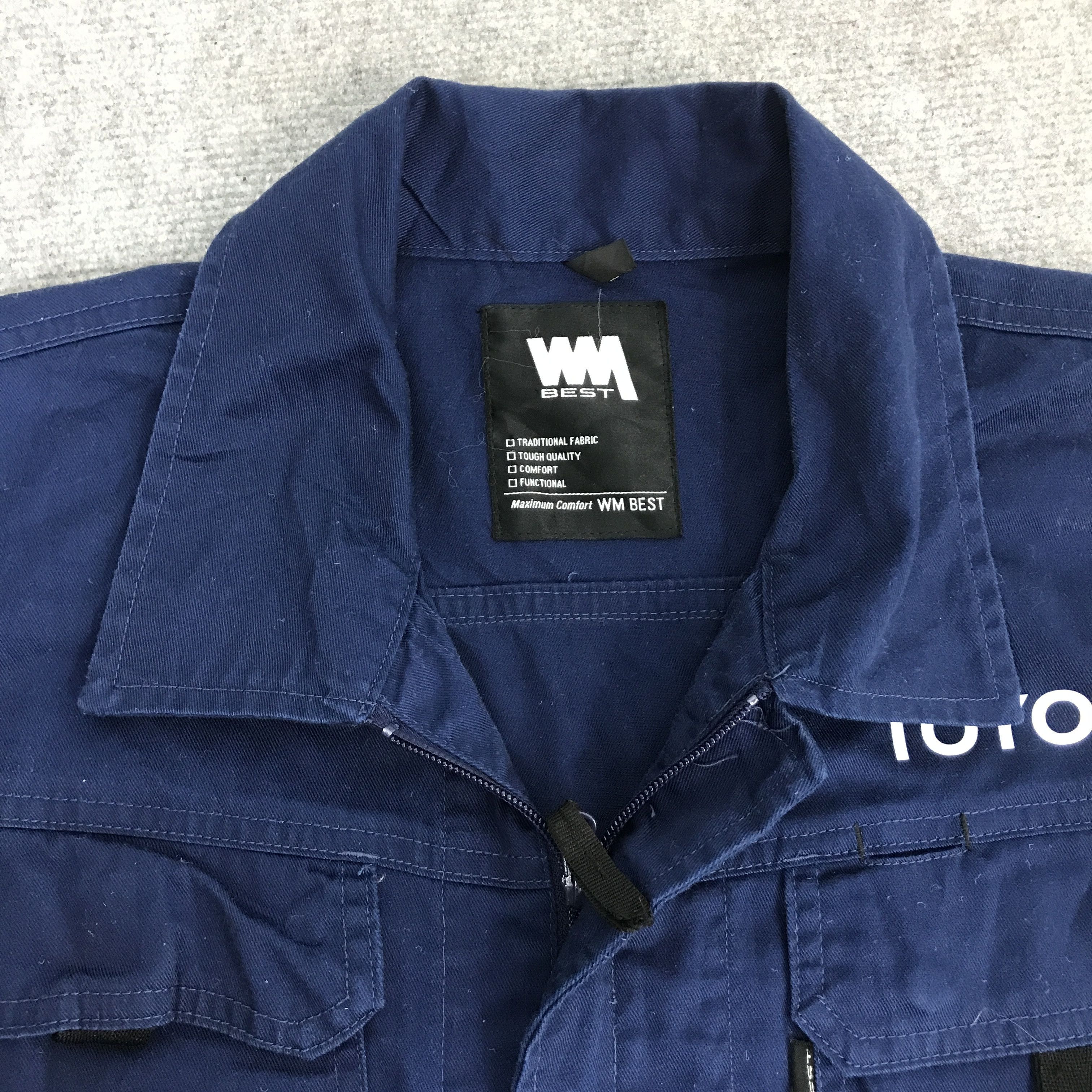 Japanese Brand VTG TOYOTA RACING BLUE CUSTOM COVERALL Size US L / EU 52-54 / 3 - 11 Thumbnail