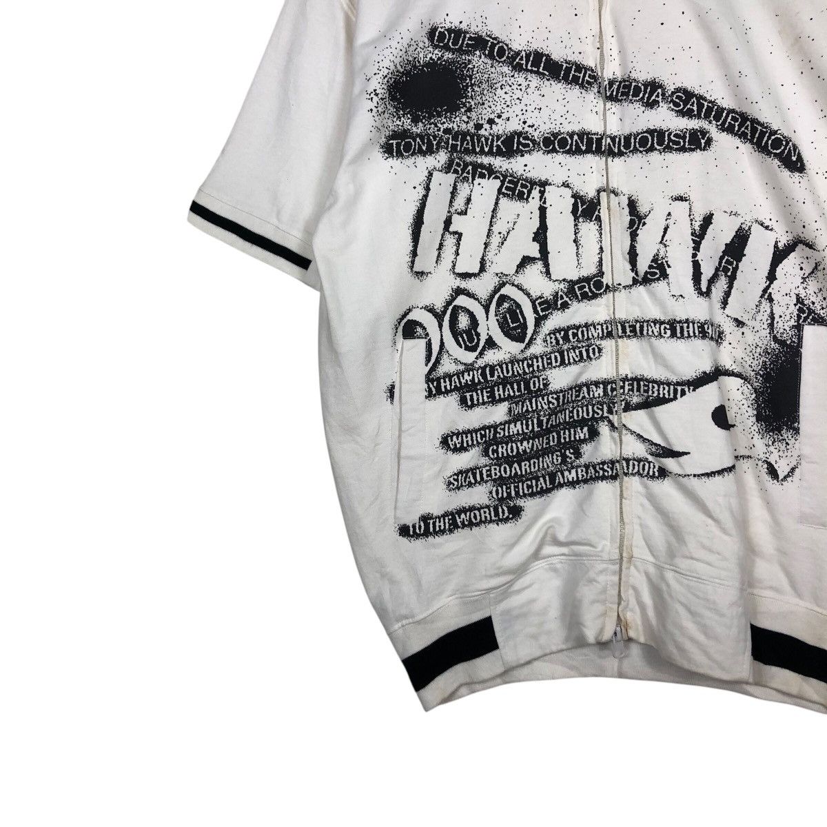 Hysteric Glamour 📌Vintage Half Zipper Sweatshirt Tony Hawk Big Logo Size US M / EU 48-50 / 2 - 5 Thumbnail