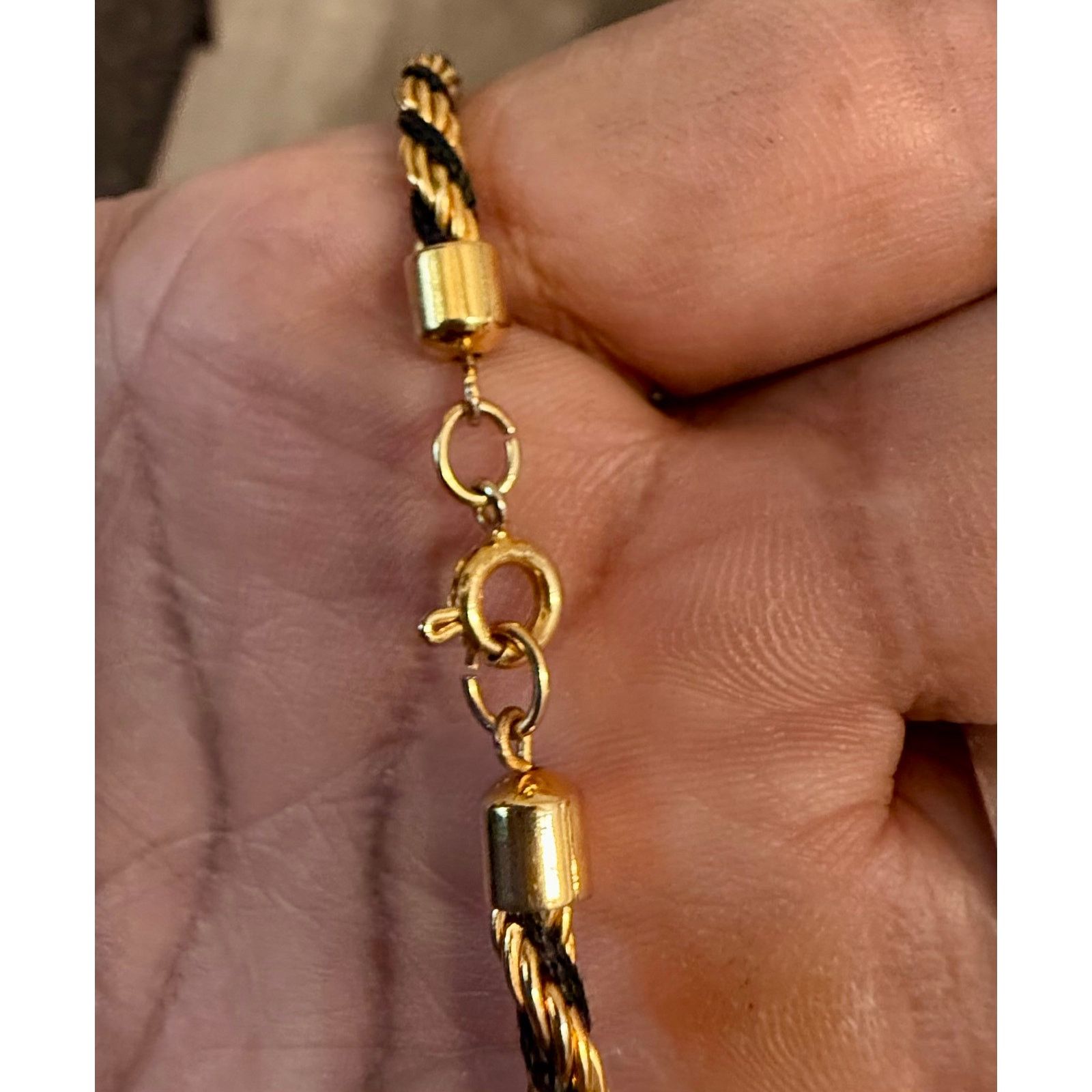 Other Vintage Gold & black Tone 24” Chain necklace Size ONE SIZE - 3 Thumbnail