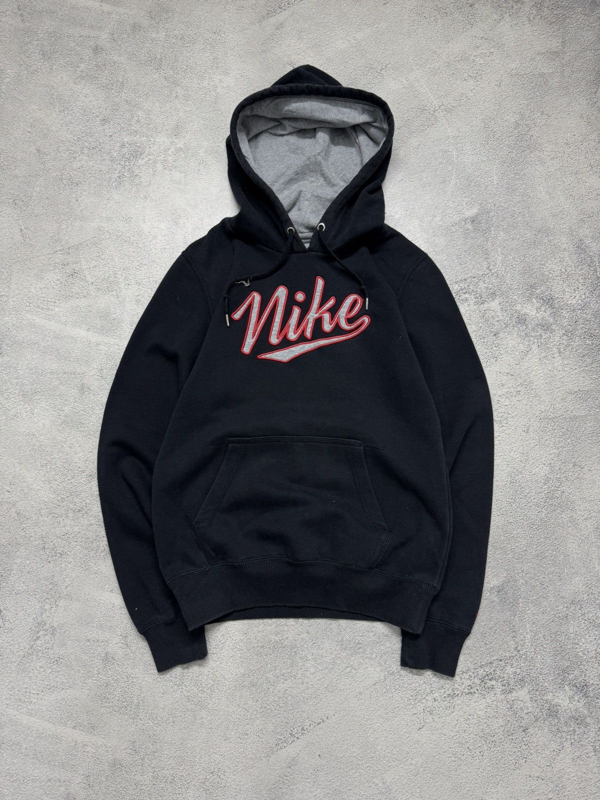 Nike Vintage Y2K Nike Big Swoosh Hoodie 00’s Size US S / EU 44-46 / 1 - 3 Thumbnail