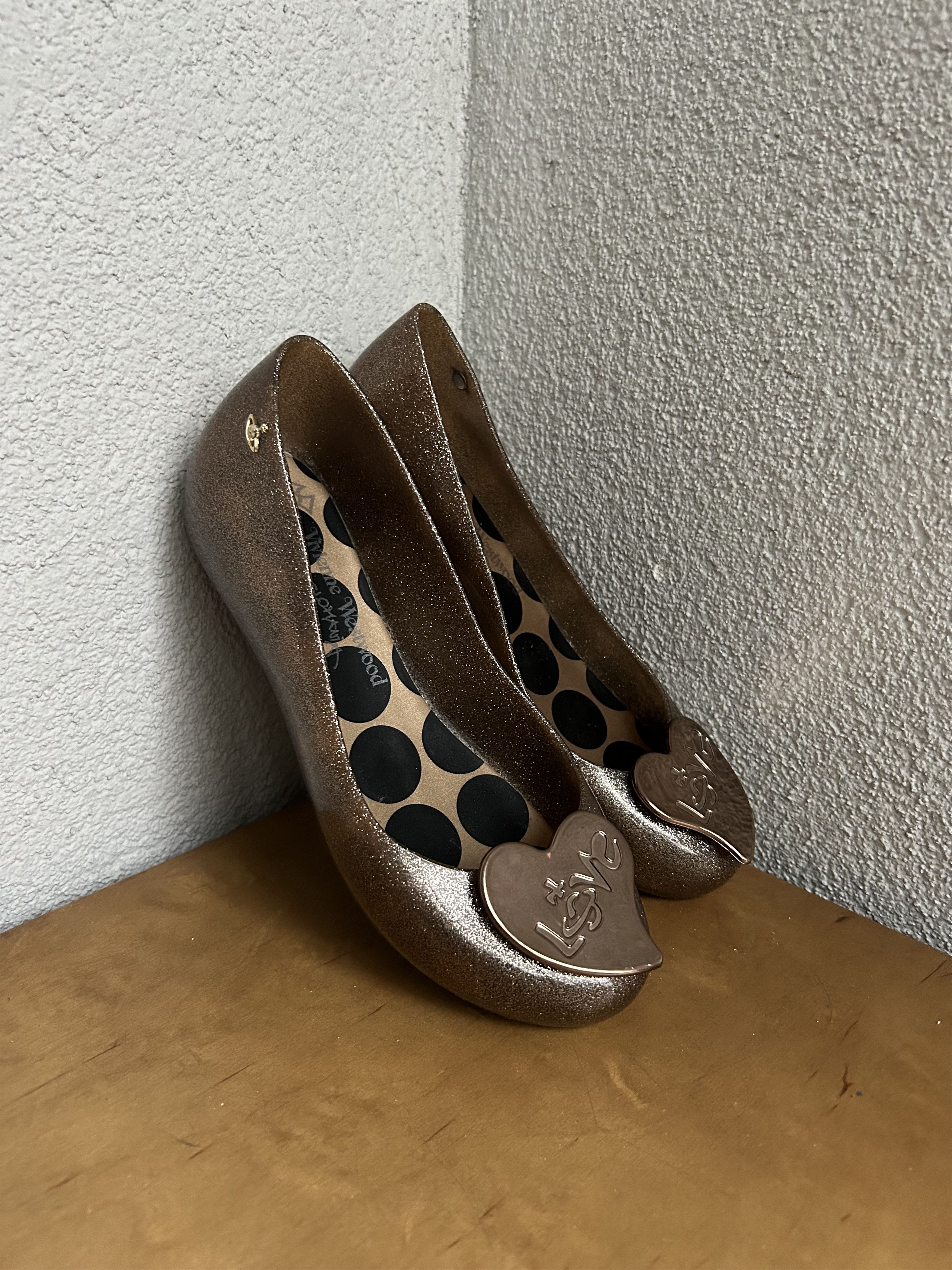 Melissa × Vivienne Westwood Vivienne Westwood x Melissa Anglomania Love ballet flats Size US 8 / IT 38 - 3 Thumbnail