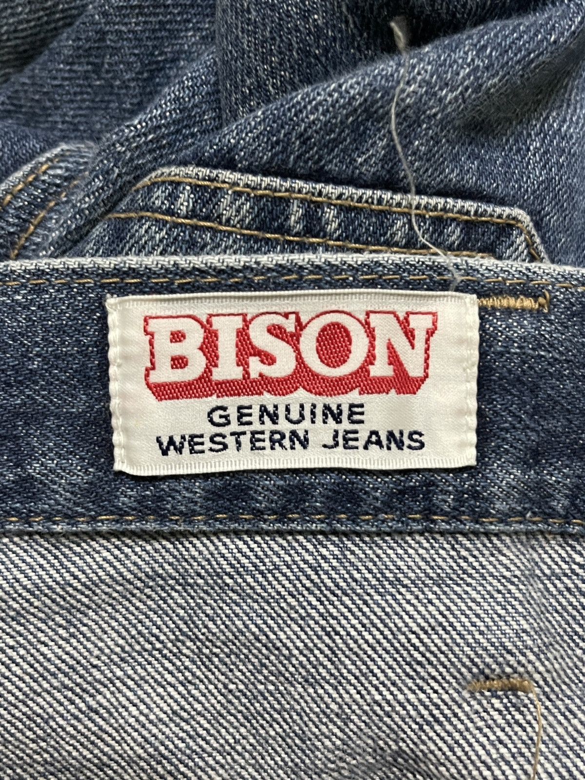 Japanese Brand × Vintage Bison Vintage Flare Boot Cut Jeans Size 27" / US 4 / IT 40 - 17 Thumbnail