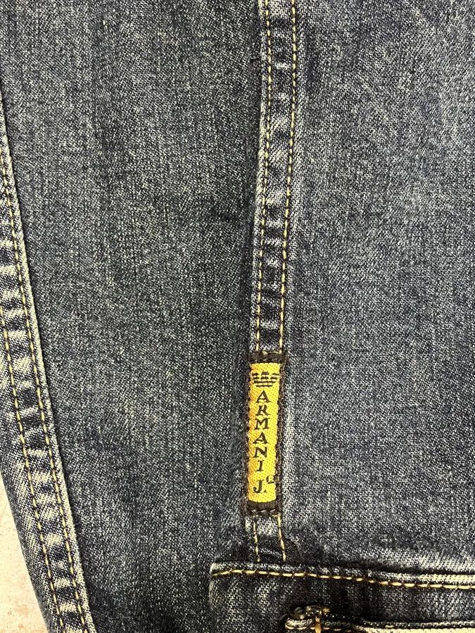 Armani 2000s Armani Blue Eroded Denim Jacket Size US S / EU 44-46 / 1 - 9 Thumbnail
