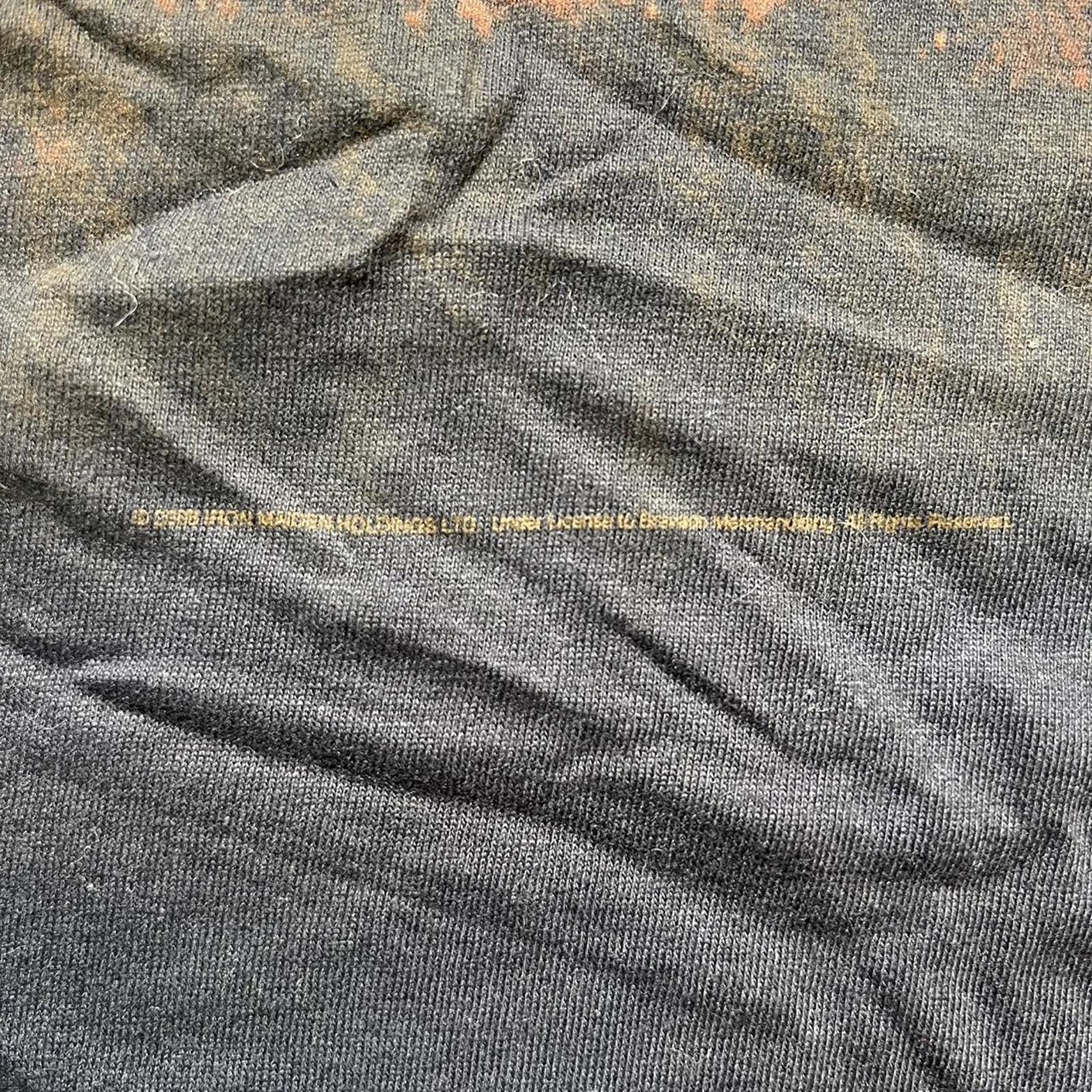 Hanes Vintage Iron Maiden The Number Of the Beast 2008 T-shirt Size US XL / EU 56 / 4 - 5 Thumbnail