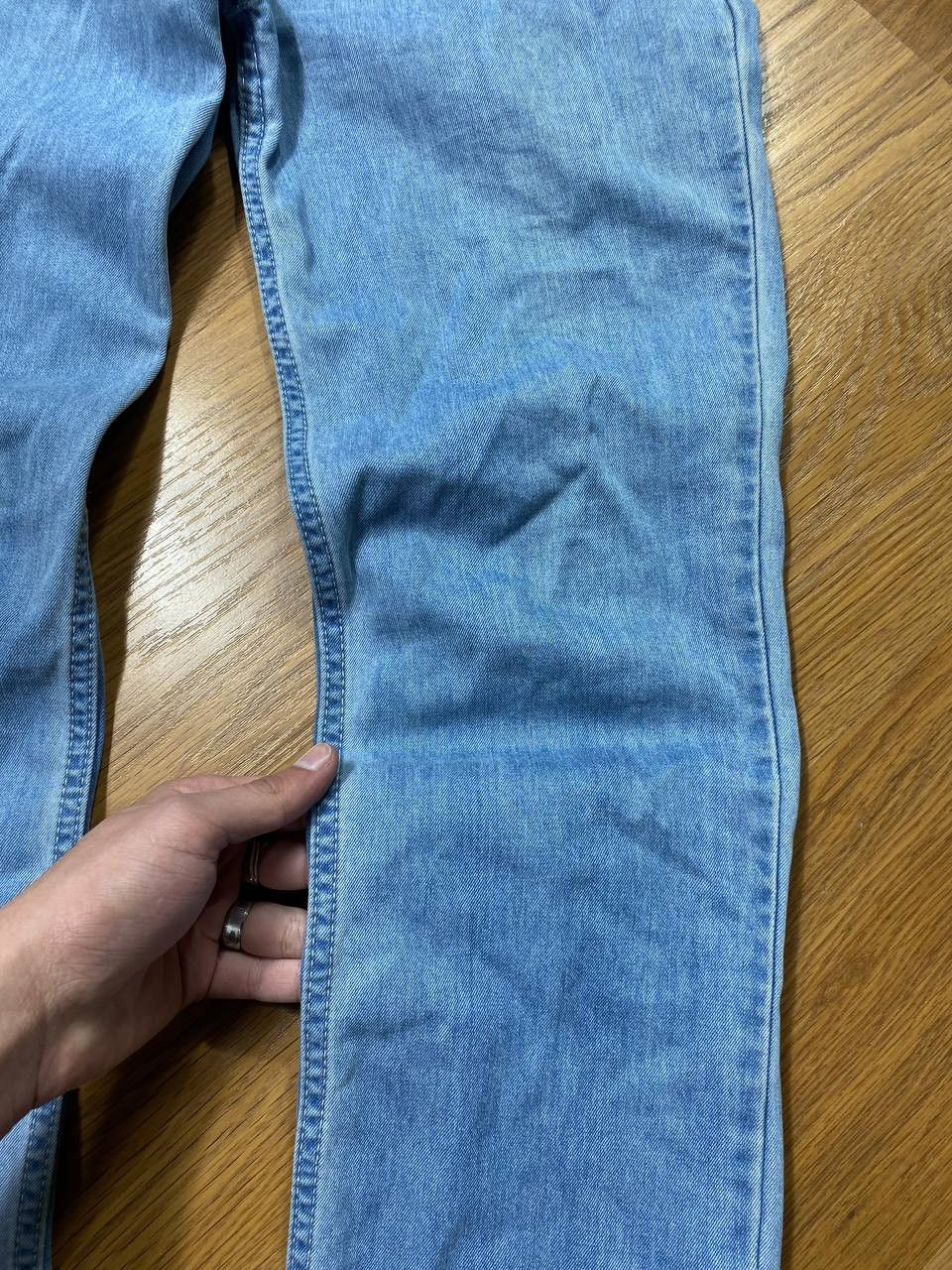 Japanese Brand Dirty Painted Distressed Thrashed Faded Baggy Jeans Y2K Size US 30 / EU 46 - 2 Thumbnail