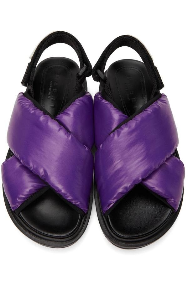 Marni o1y1125 Sandals in Purple/Black Size US 7 / IT 37 - 5 Thumbnail