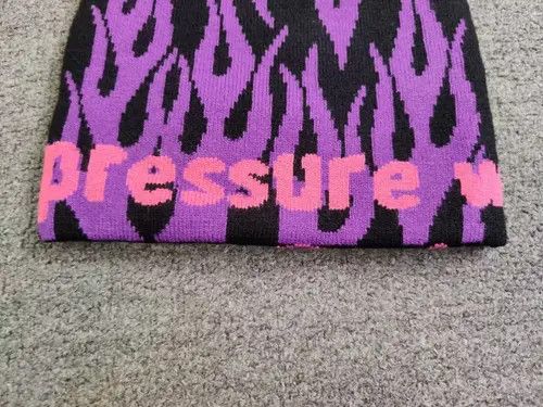 Other Pressure World Order Flames Graphic Beanie Hat Black Size ONE SIZE - 2 Thumbnail