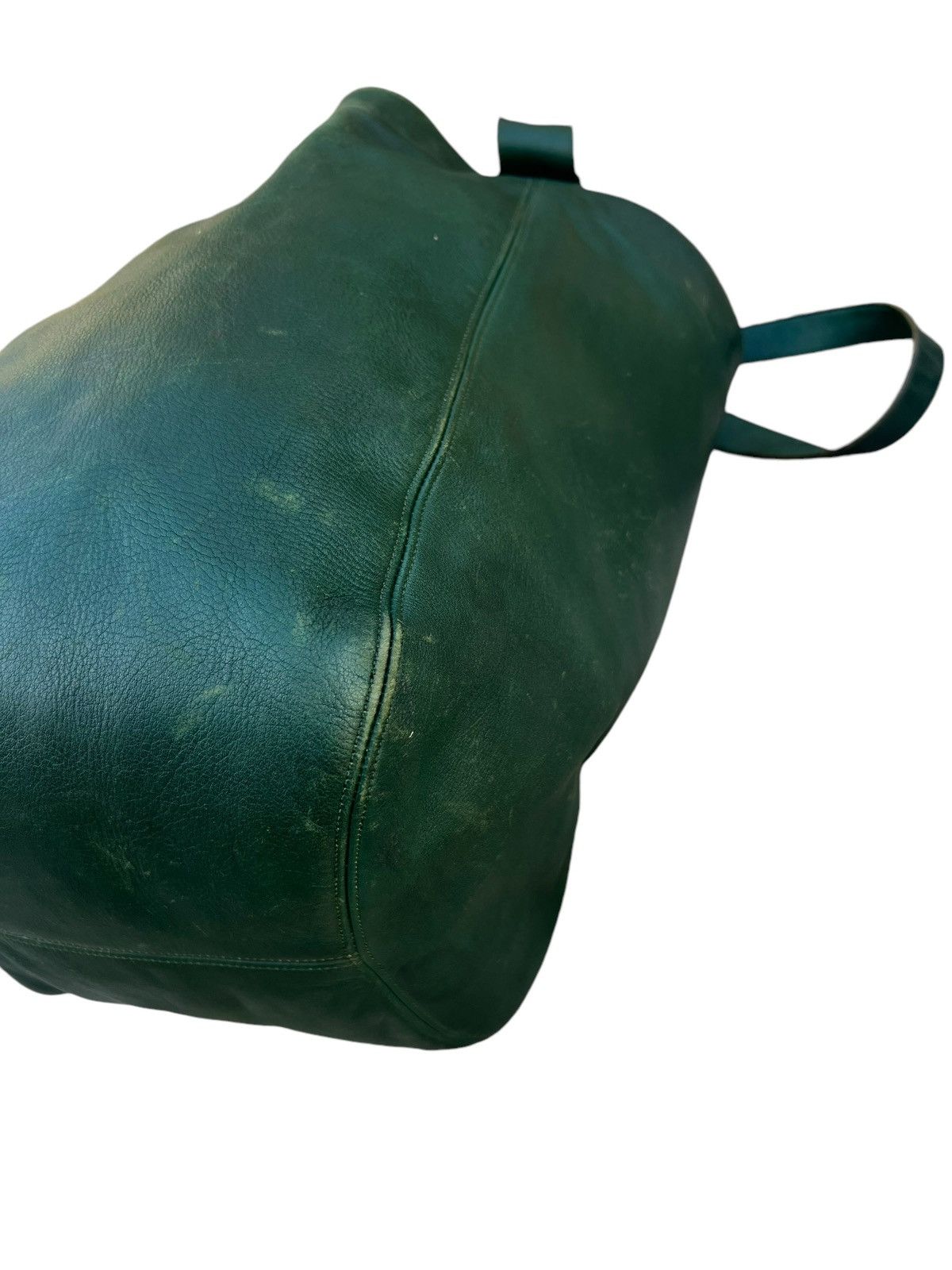 Leather Vintage 90s COACH Distressed Patina Leather Tote Bag Size ONE SIZE - 16 Thumbnail
