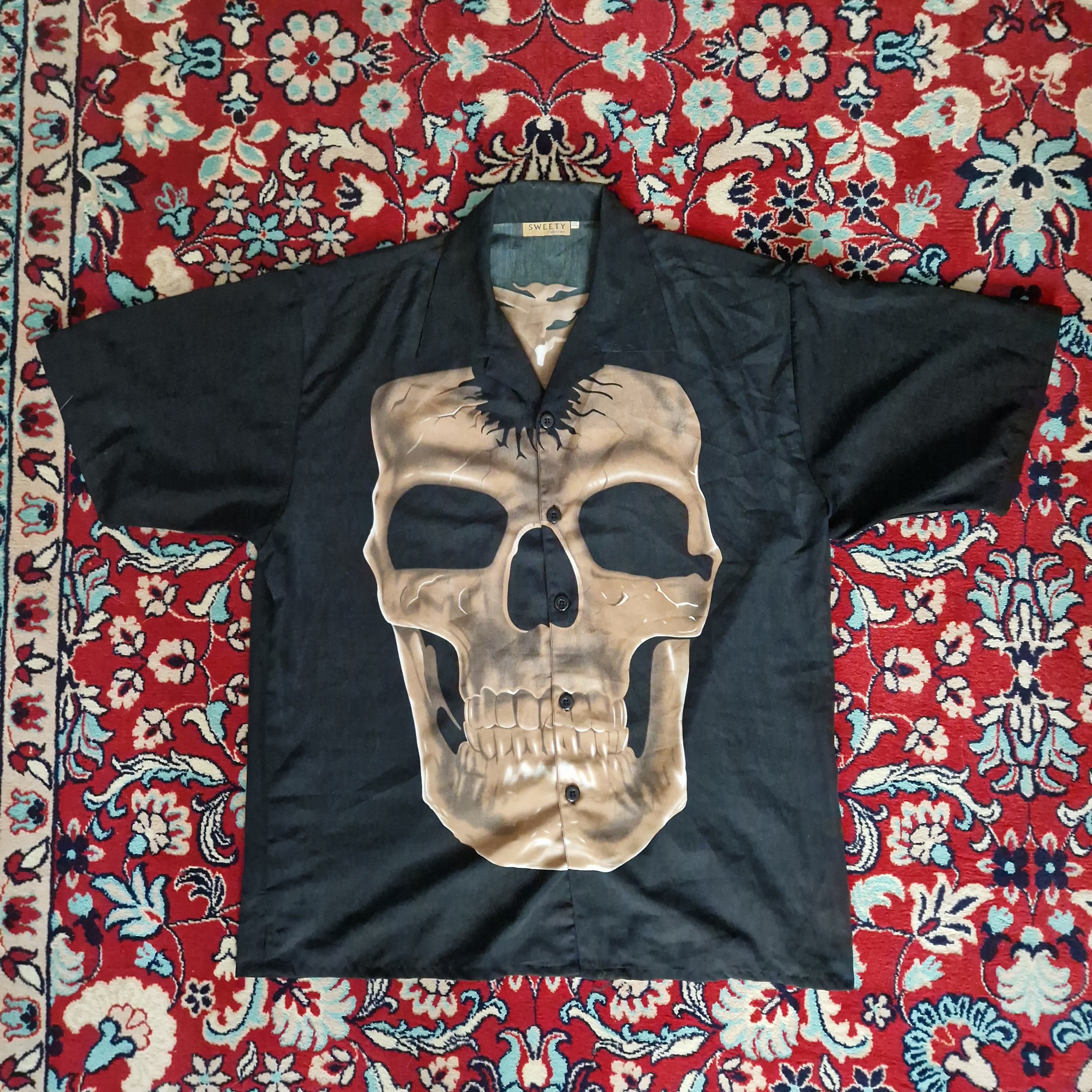 Other Sweety Y2K Vintage Skull & Bones T-Shirt Size US XXL / EU 58 / 5 - 1 Thumbnail