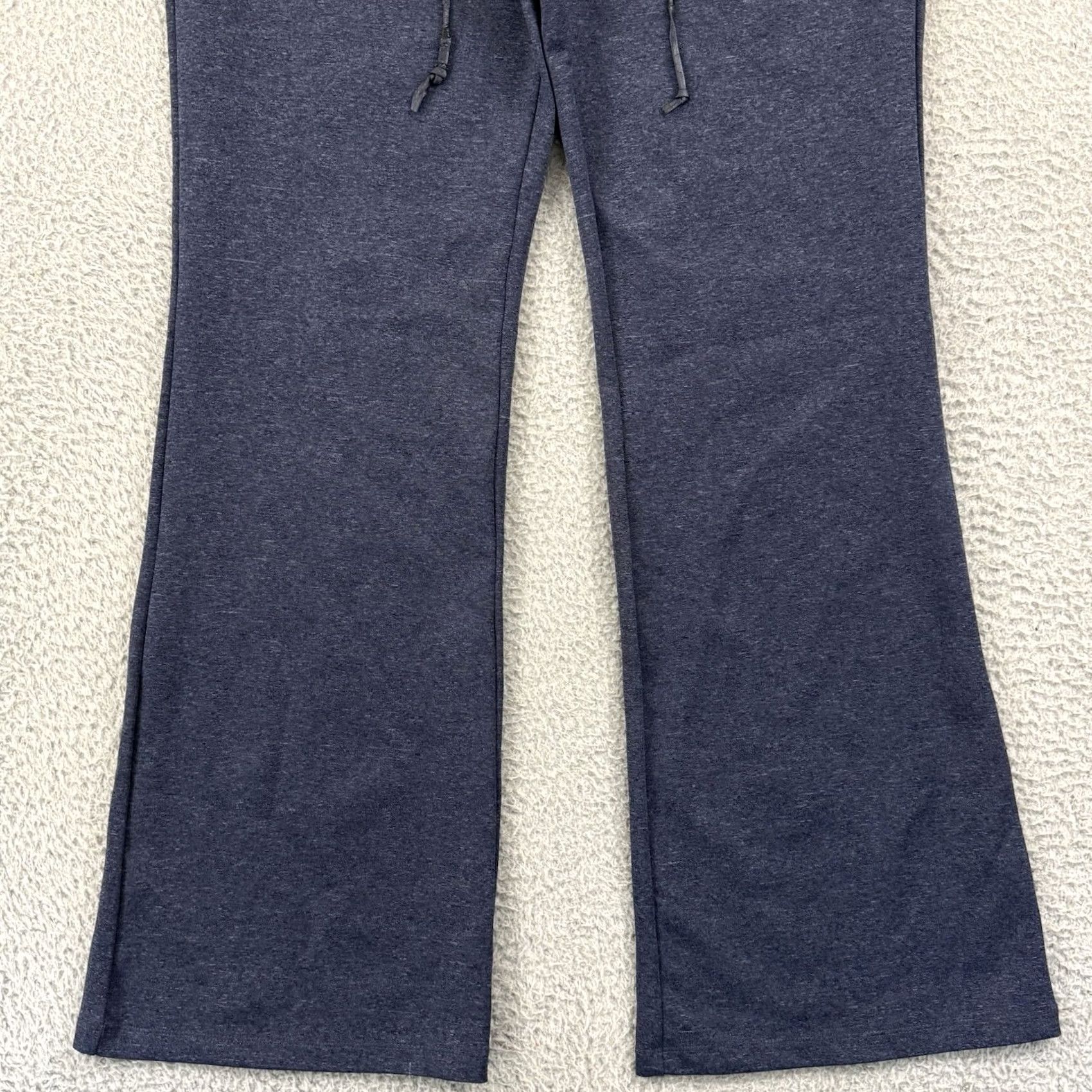 Express VINTAGE Express Pants Womens 11/12 Blue Flare Stretch Drawstring Loose 32x30 Y2K Size 34" / US 12 / IT 48 - 2 Thumbnail