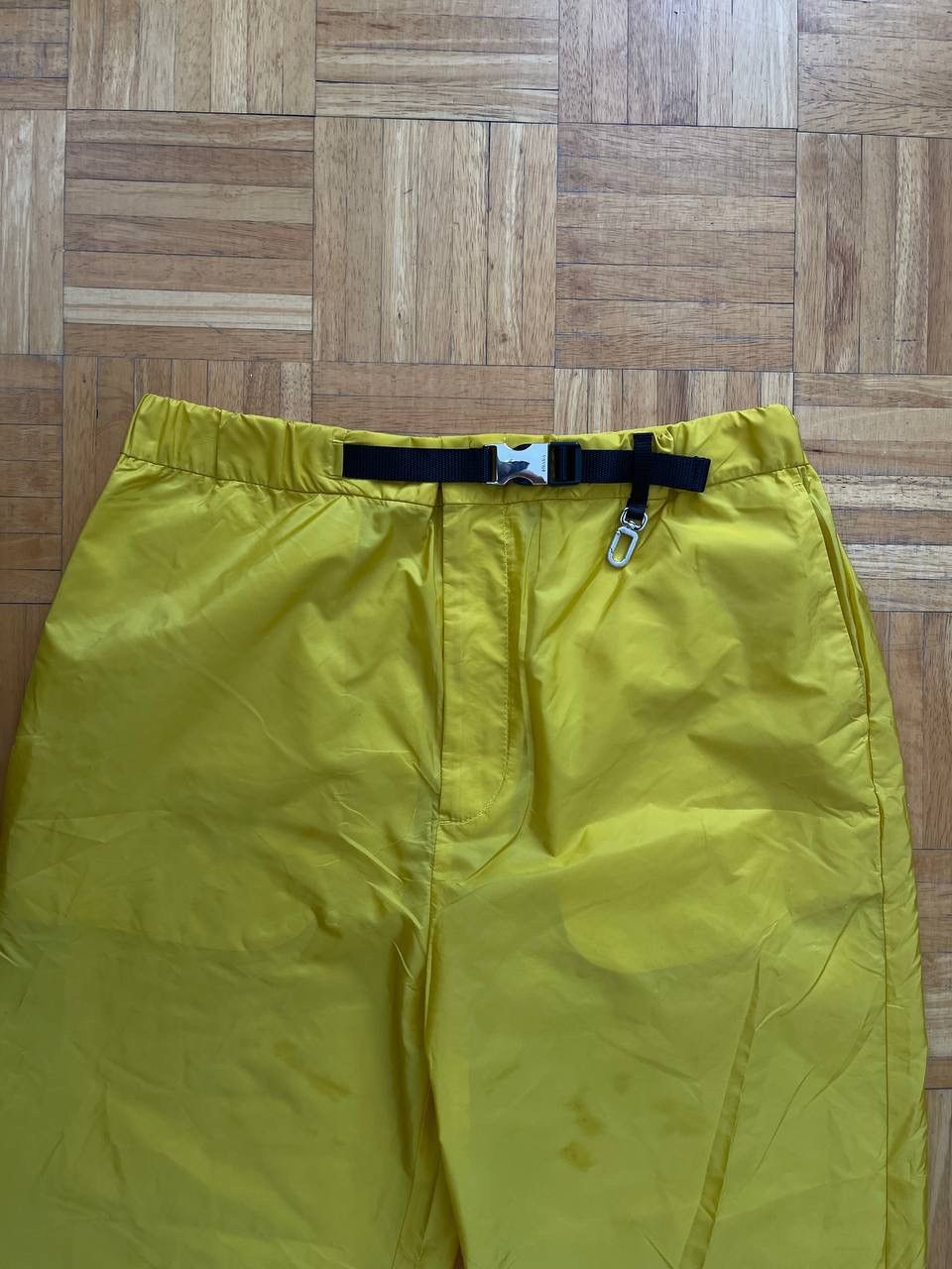 Prada Prada Re-Nylon Piuma Trousers Yellow Track Pants Triangle Size US 36 / EU 52 - 3 Thumbnail