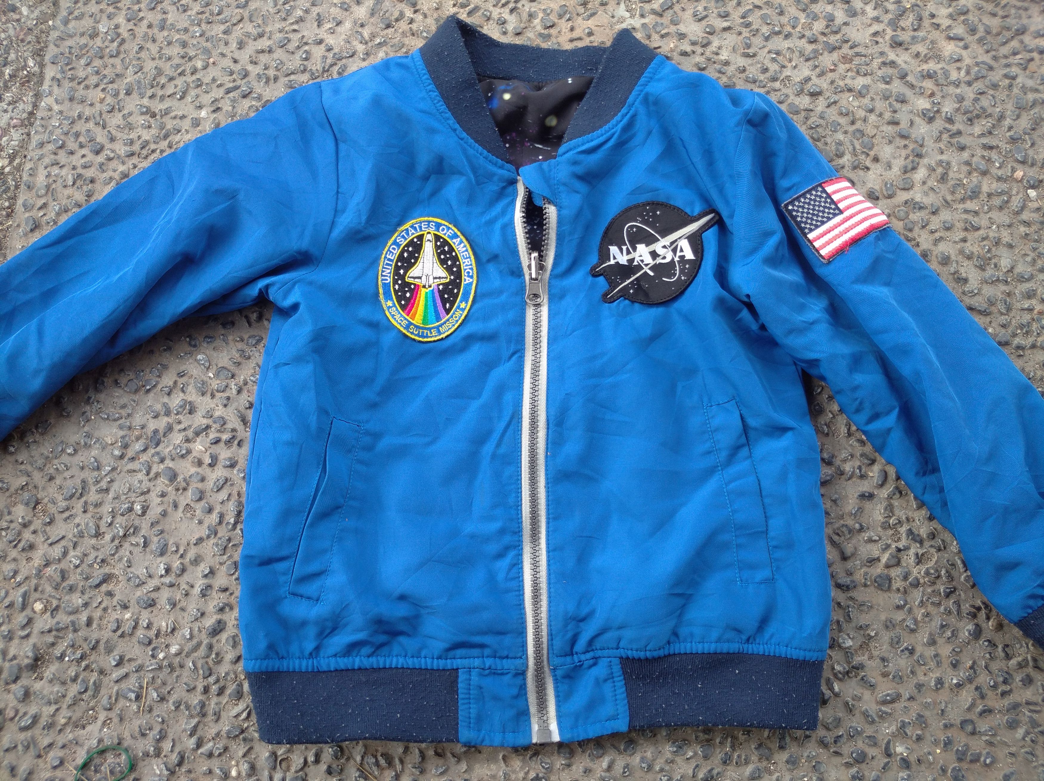 NASA NASA reversible bomber jacket for kids Size US XXS / EU 40 - 1 Thumbnail